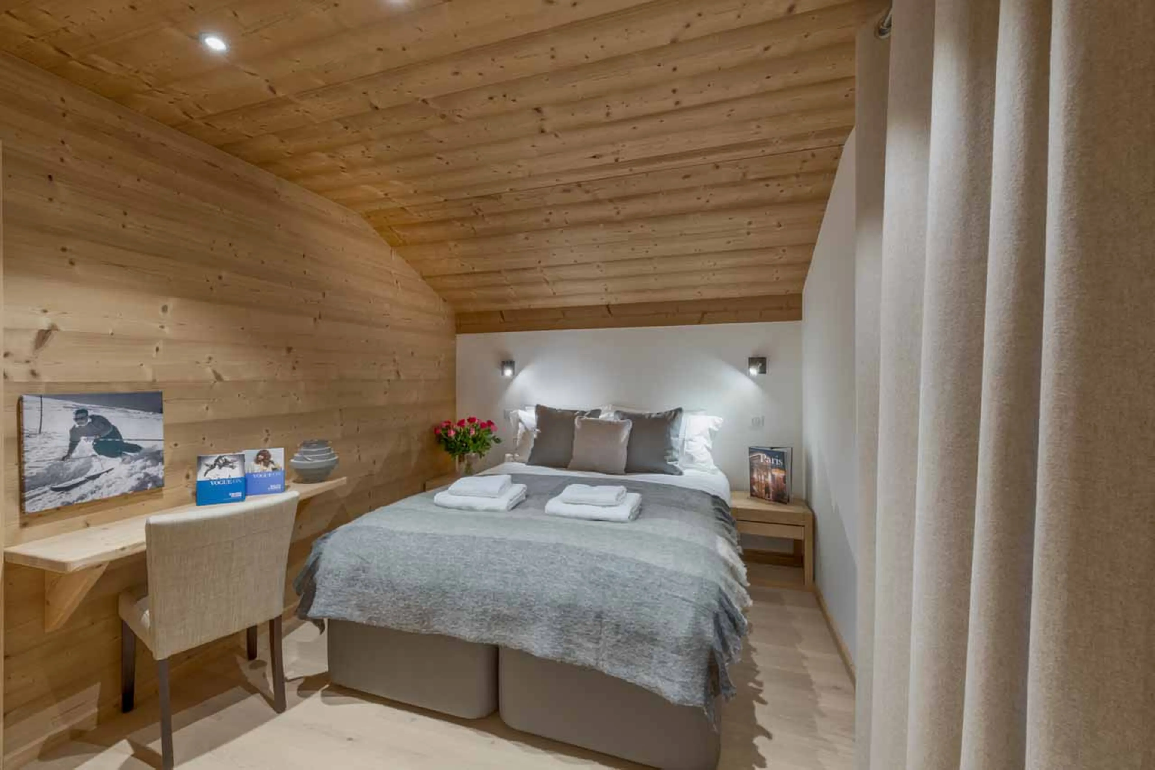 Bedroom three at Chalet Lorne in Morzine