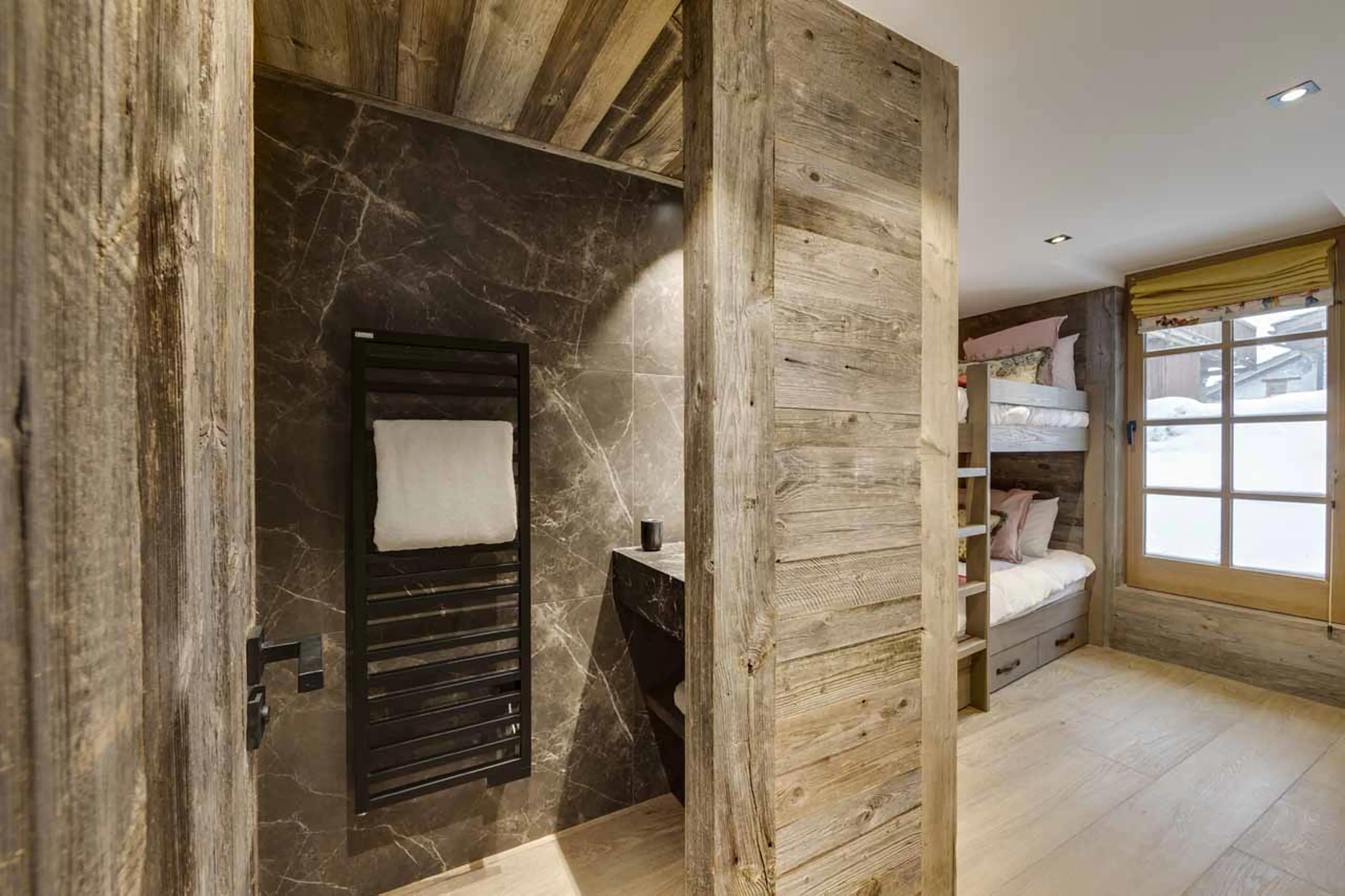 Bedroom 2 at Chalet Loup in Val d'Isere
