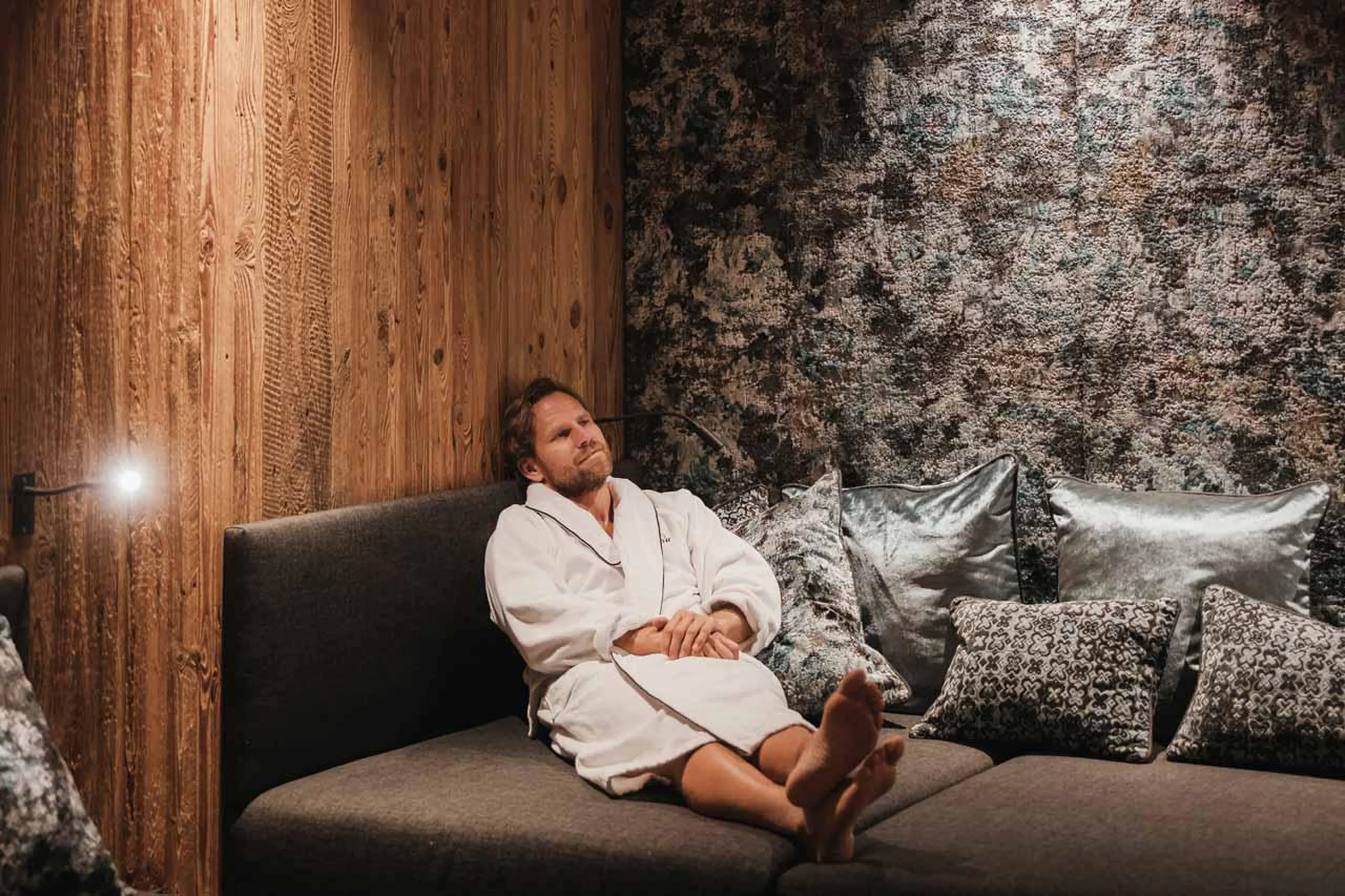 Relaxation room at Chalet Lum d'Or in Val Gardena