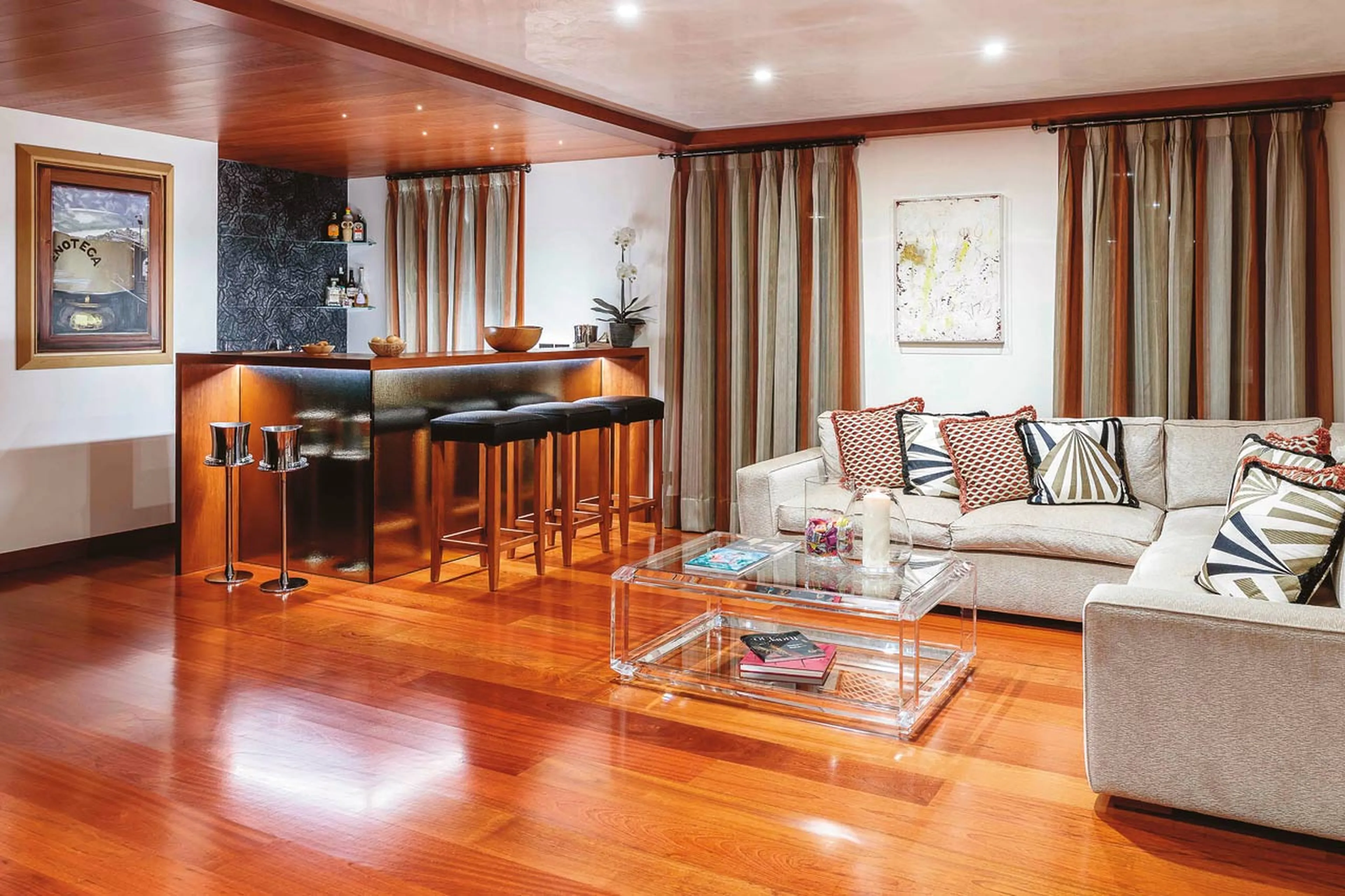 Open plan living area at Chalet LV | 01 in Cortina