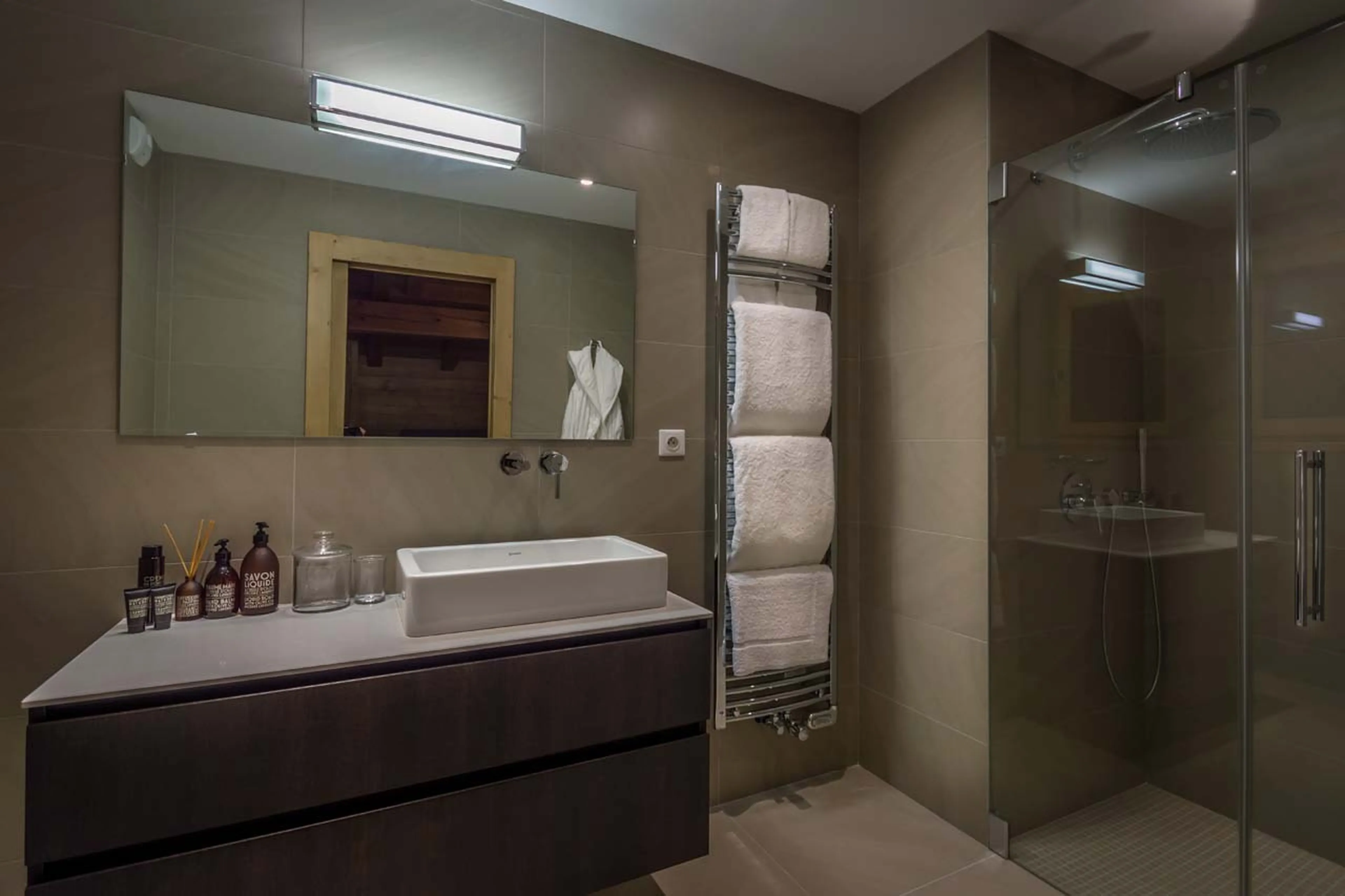 Bathroom three at Chalet M in Morzine