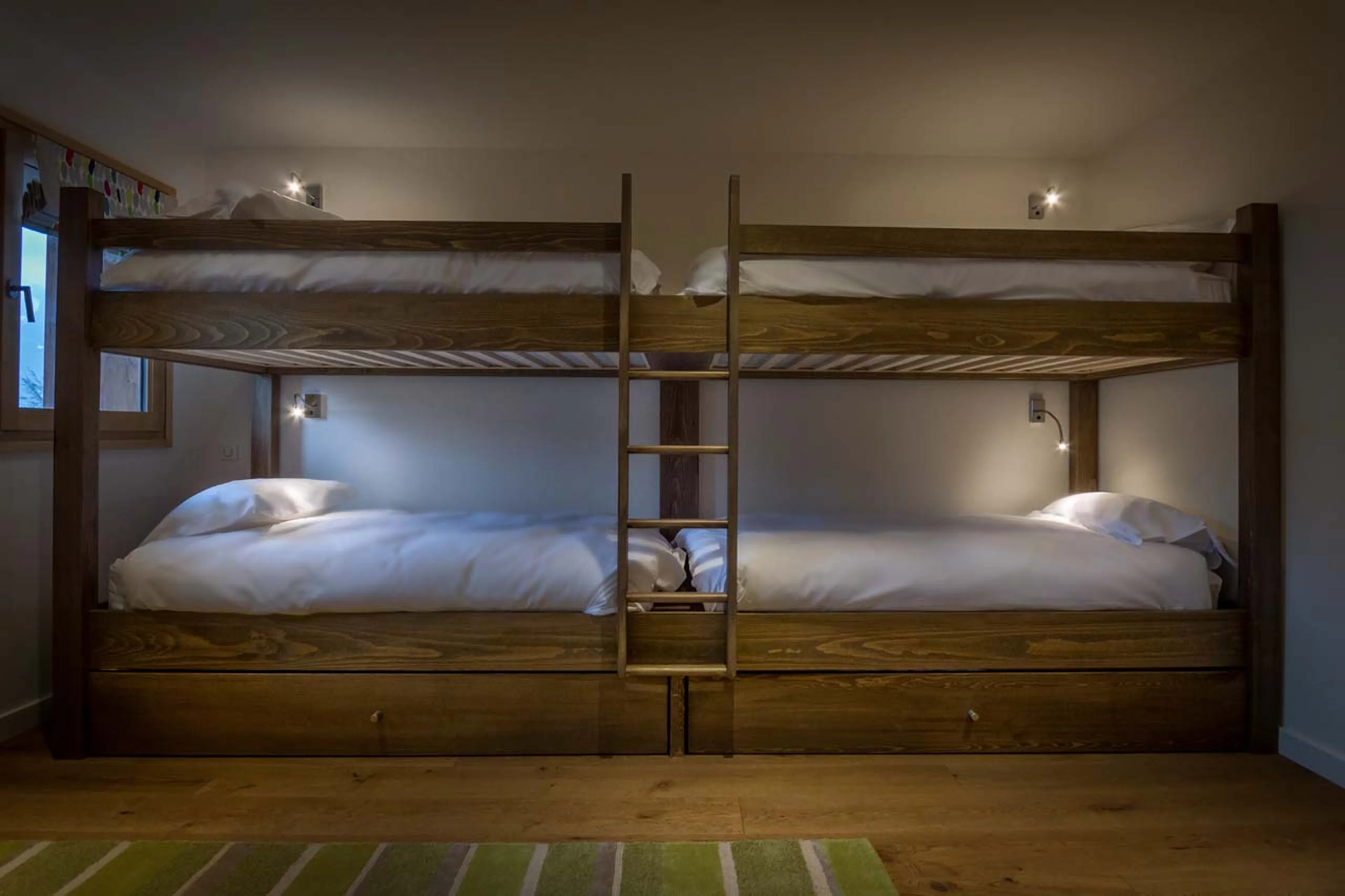 Bedroom five at Chalet M in Morzine