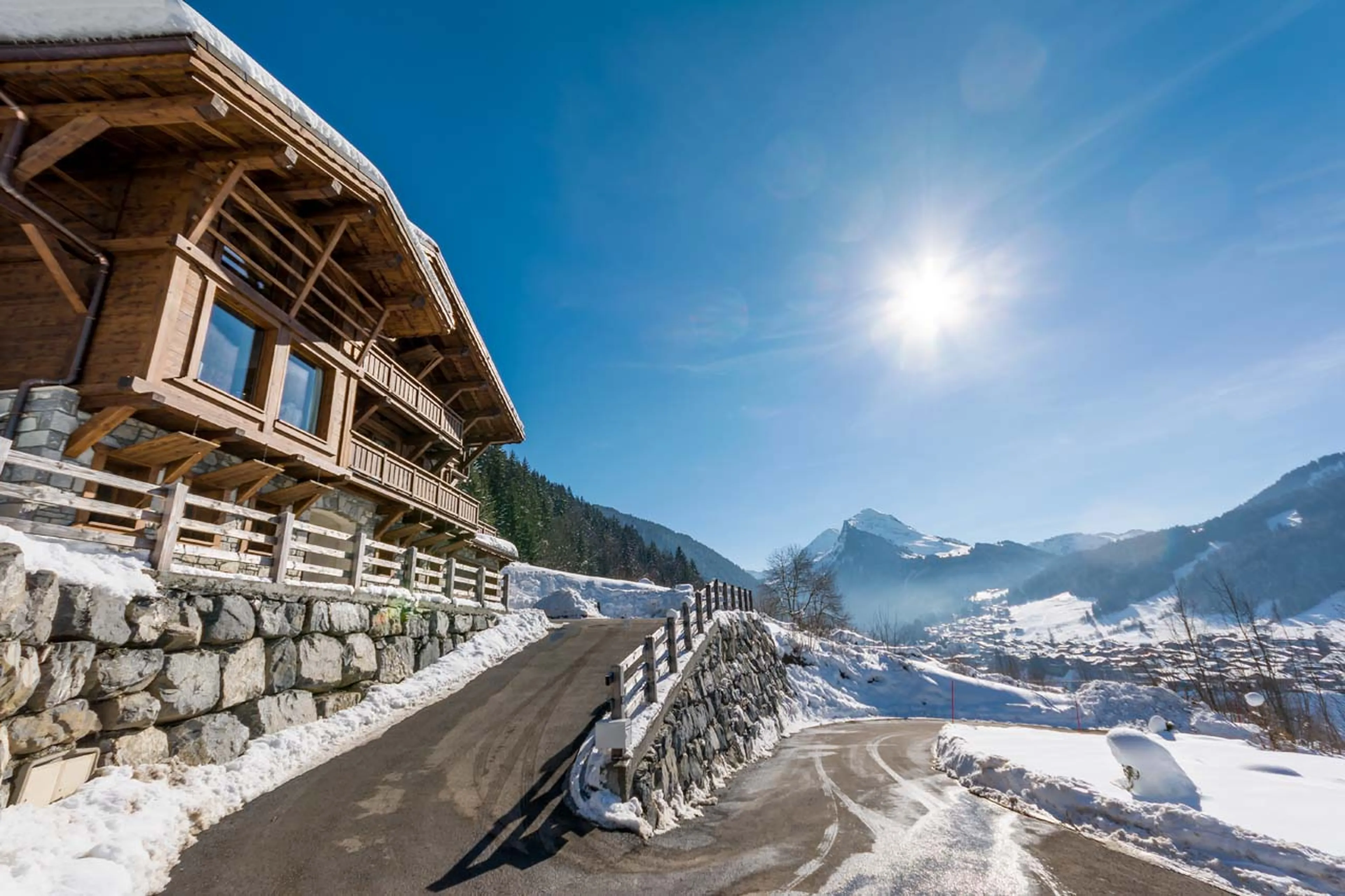 Commanding views from Chalet M in Morzine