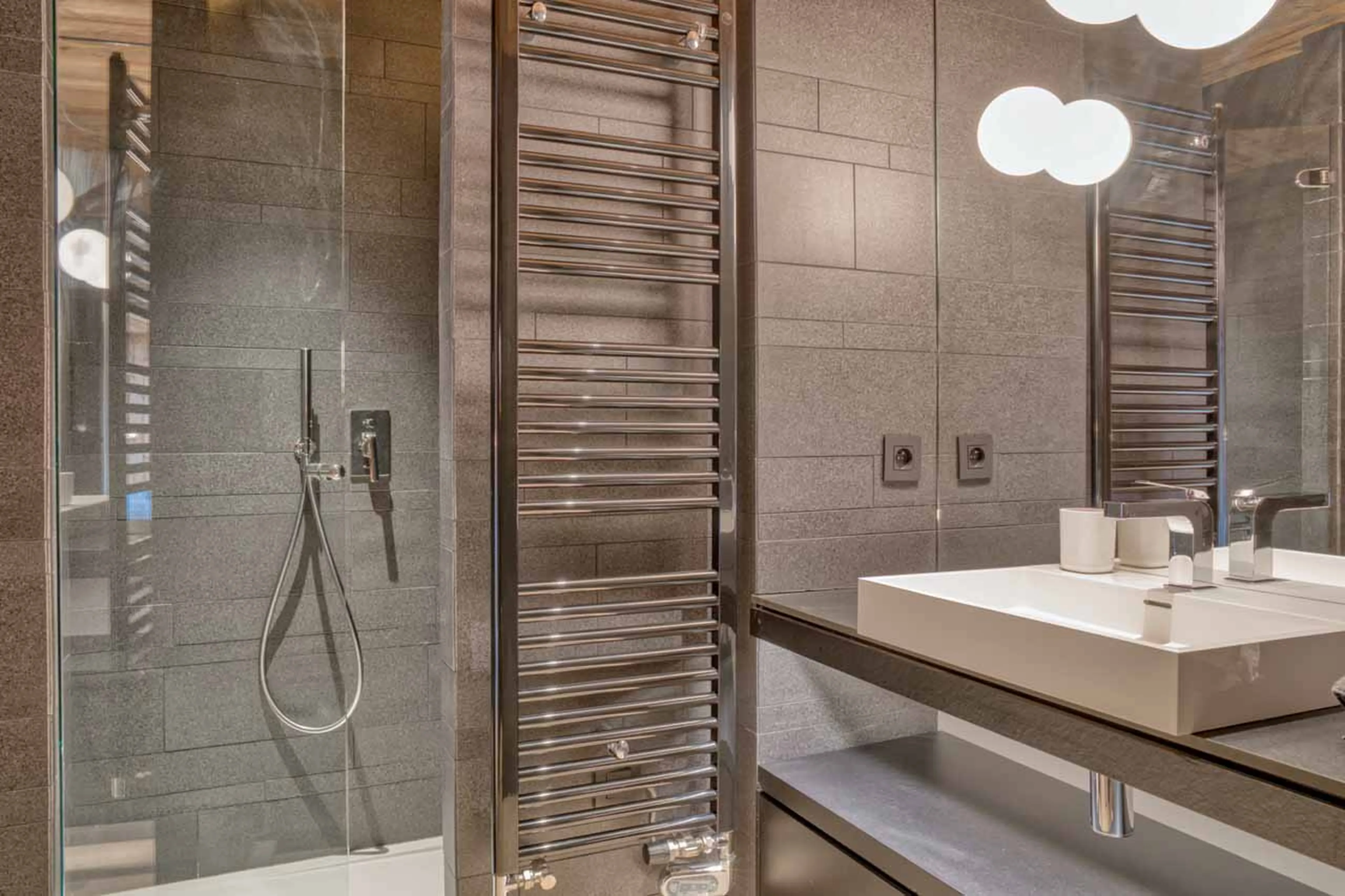 Bedroom 5 en-suite at Chalet Maier in Megeve