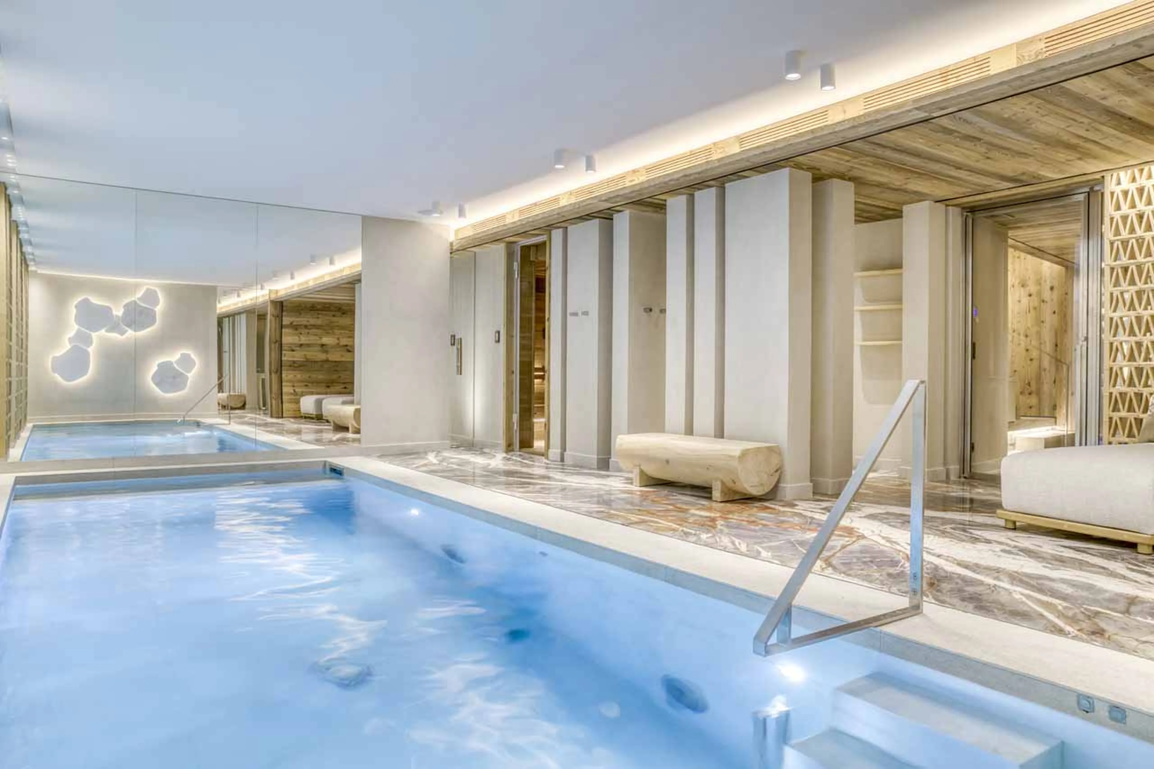 Spa pool at Chalet Maier in Megeve