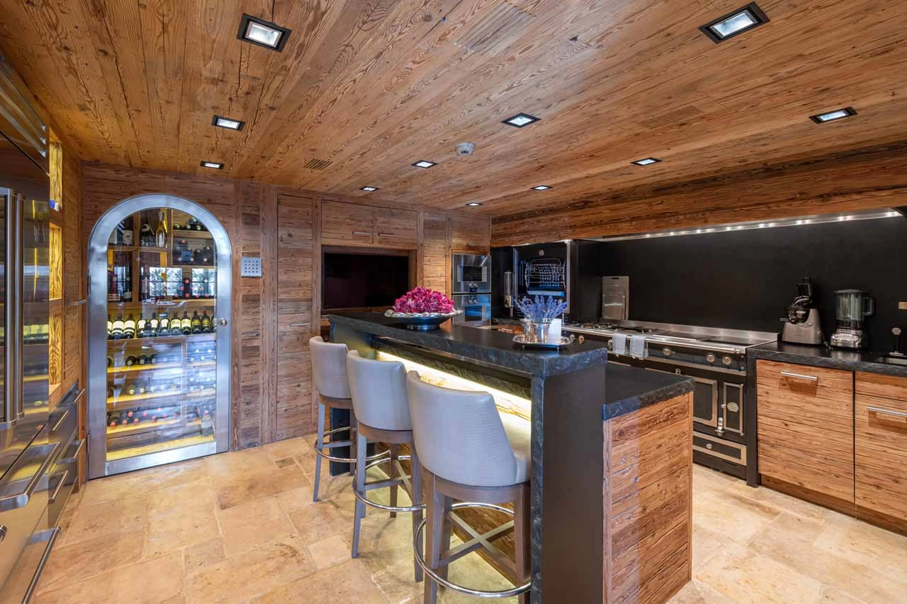 Kitchen at Chalet Makini in Verbier