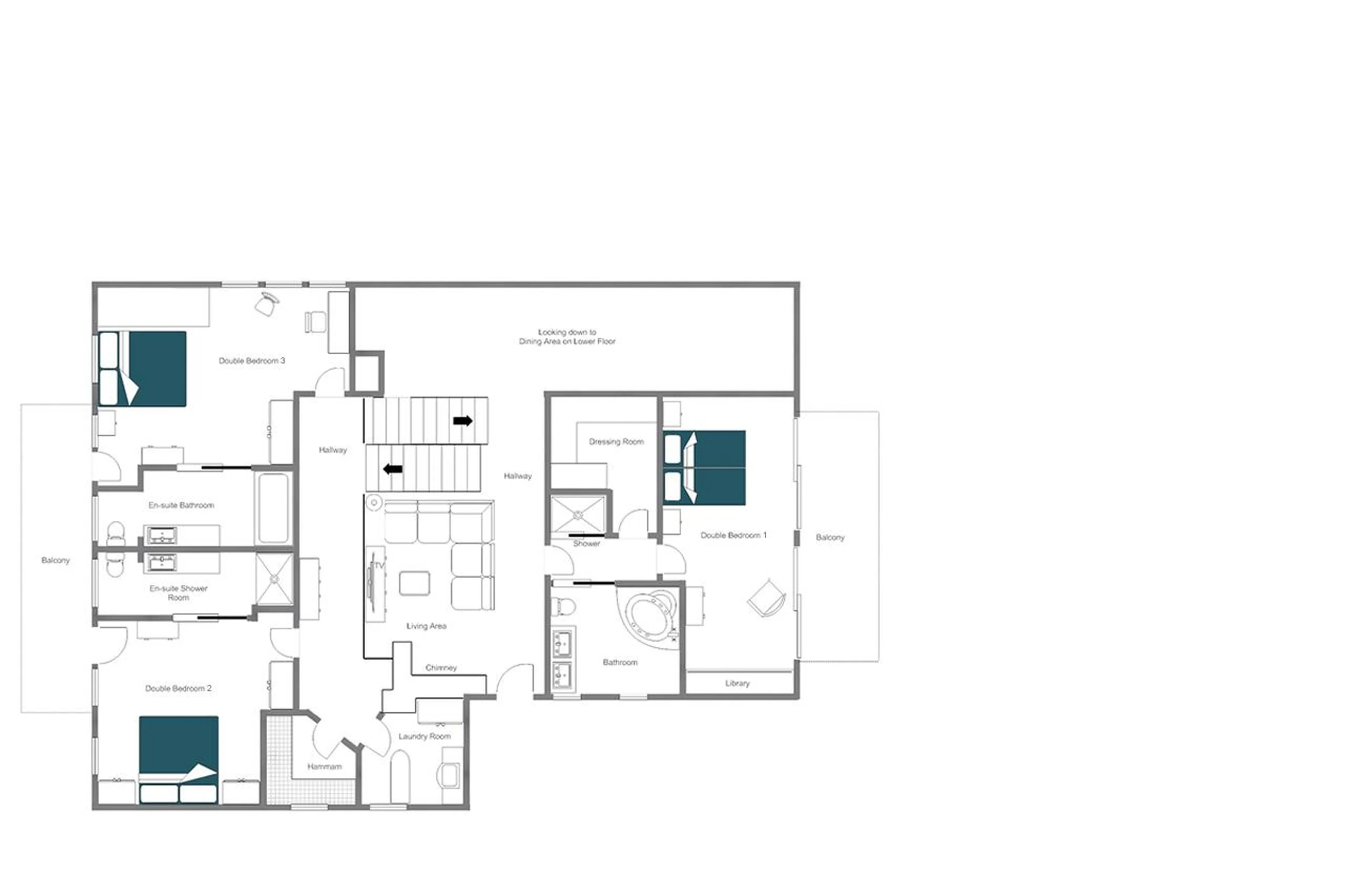chalet-makini-verbier-floor-plan-first-floor