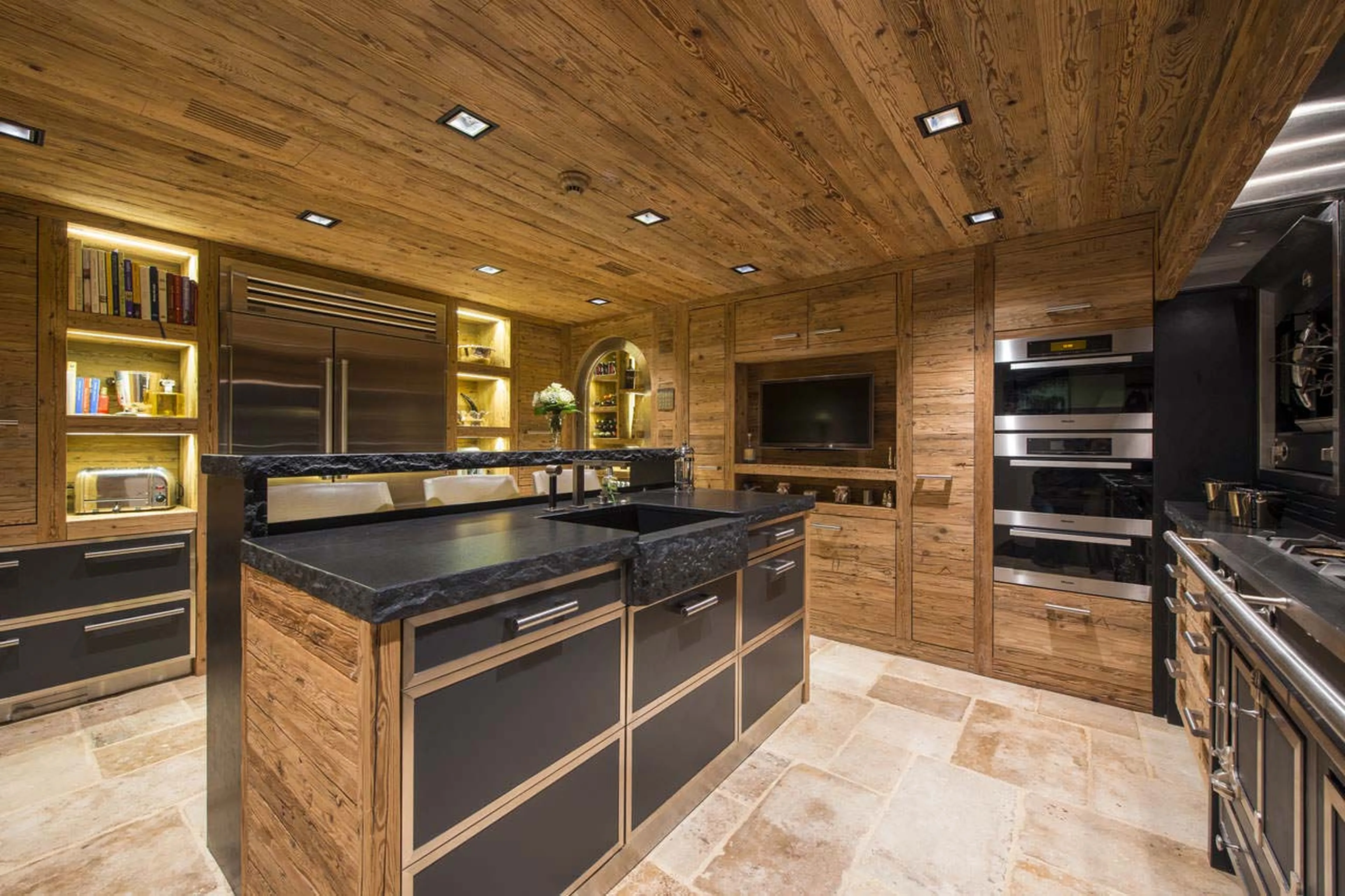 Kitchen of Chalet Makini in Verbier