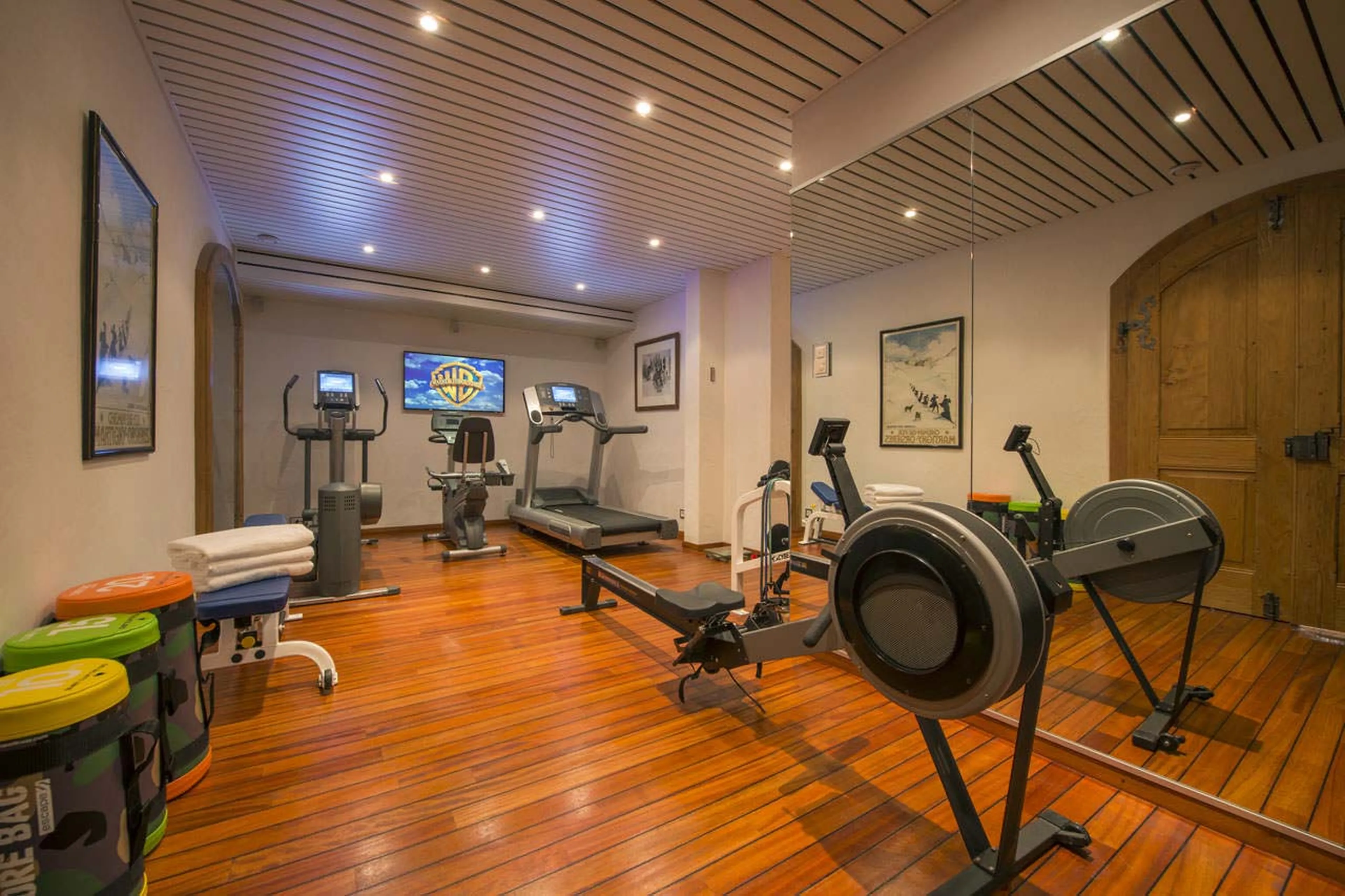 Gym in Chalet Makini in Verbier