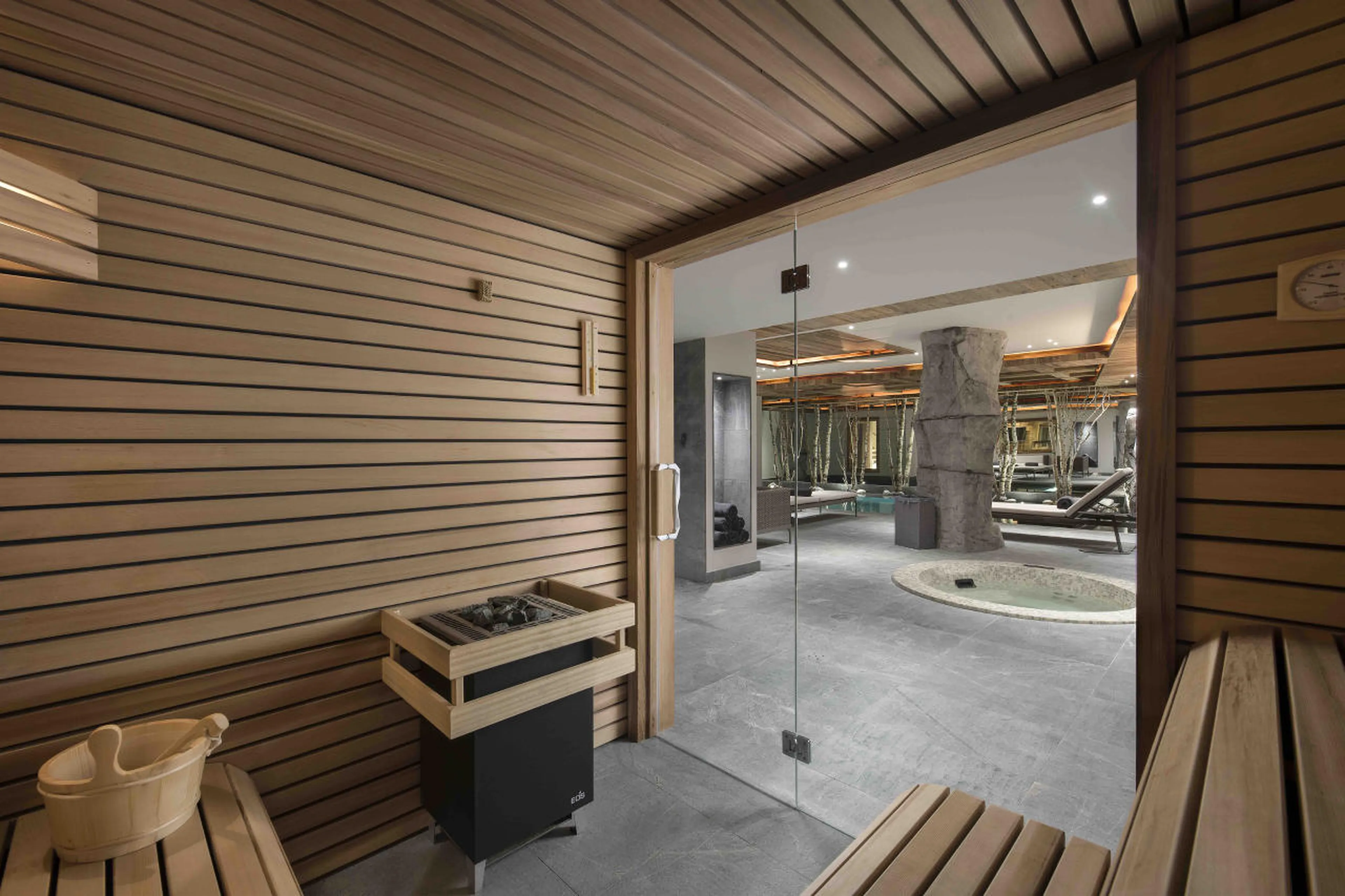 Sauna at Chalet Manasa in Courchevel 1850