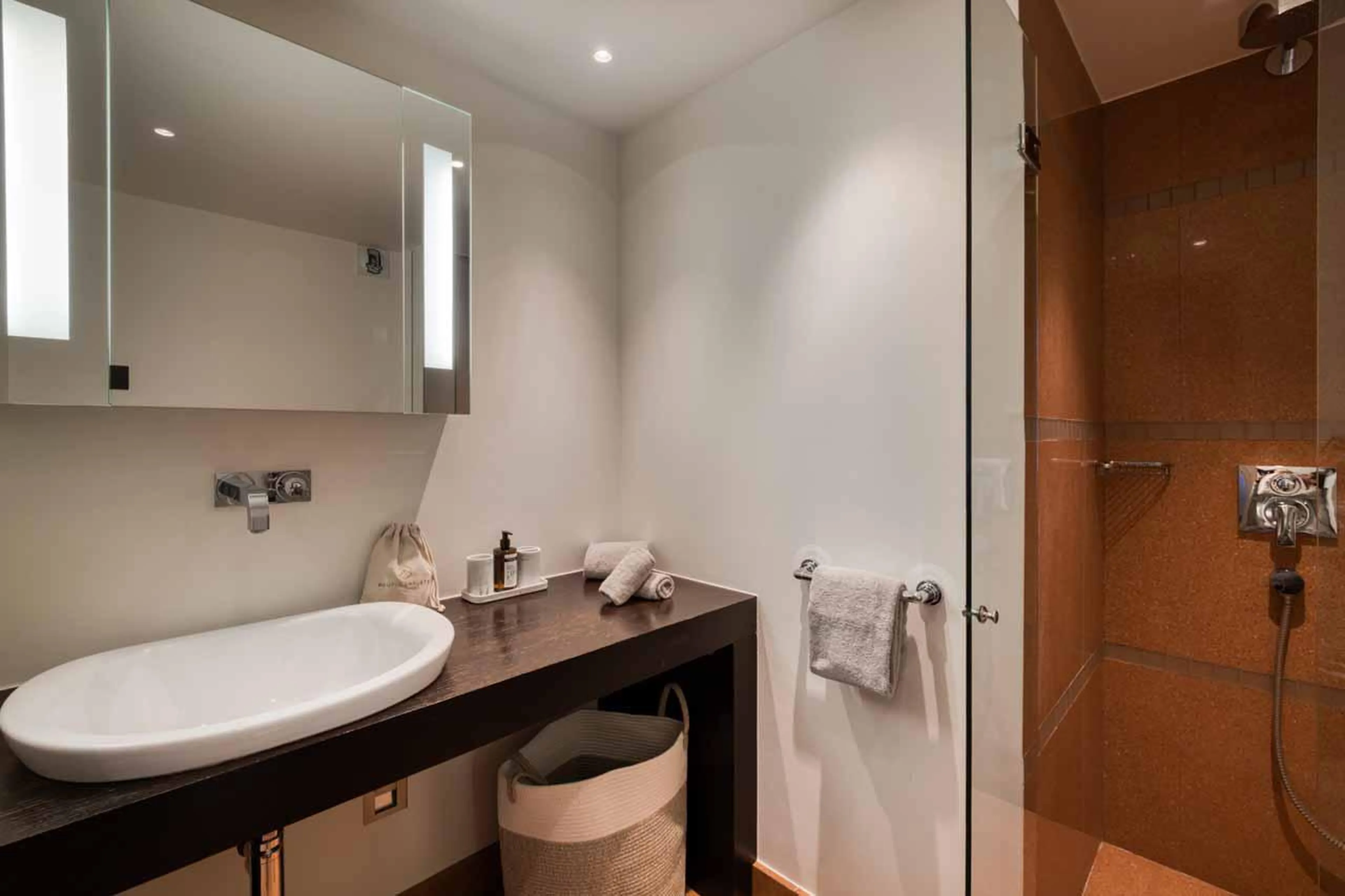 Bathroom five at Chalet Mandala in Megeve