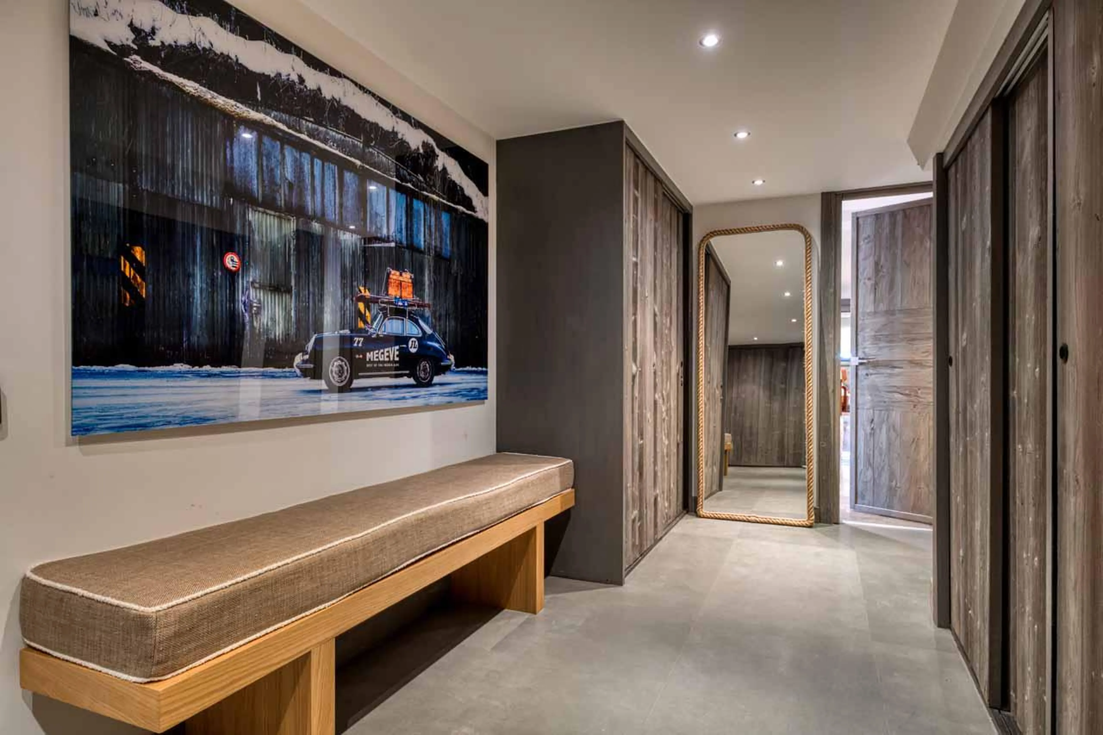 Artwork at Chalet Mandala in Megeve