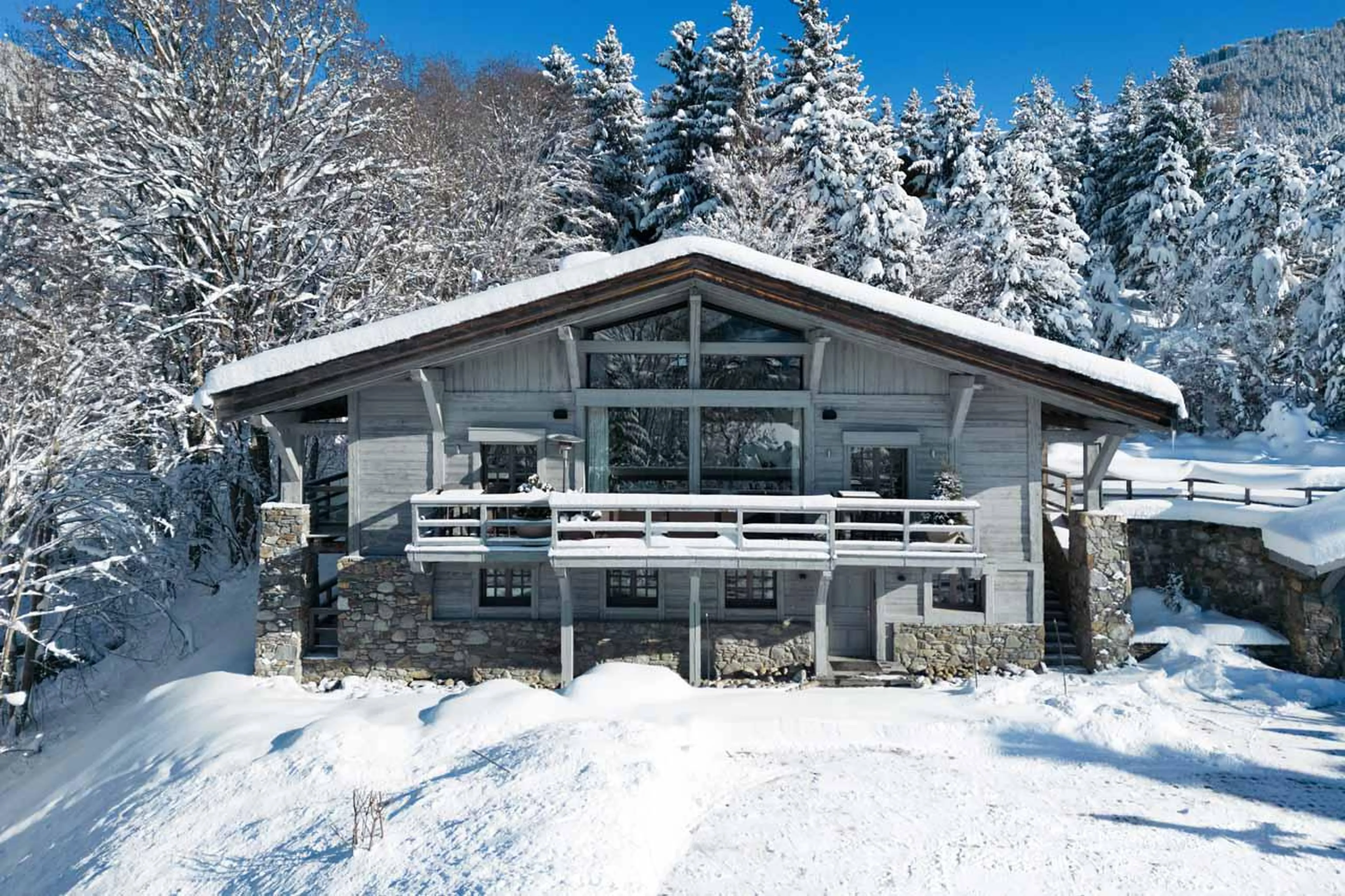 Exterior view of Chalet Mandala in Megeve