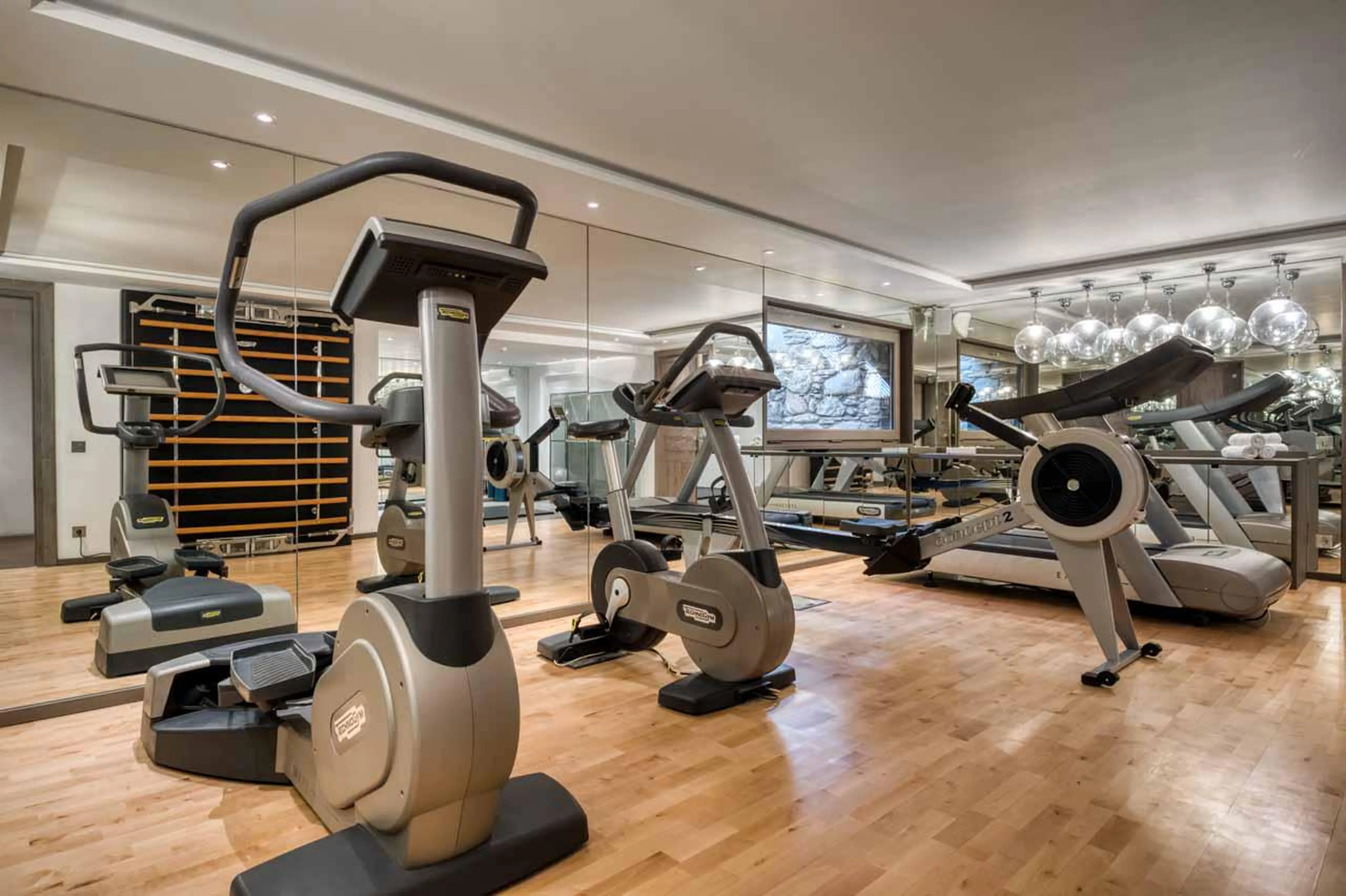 Gym at Chalet Mandala in Megeve
