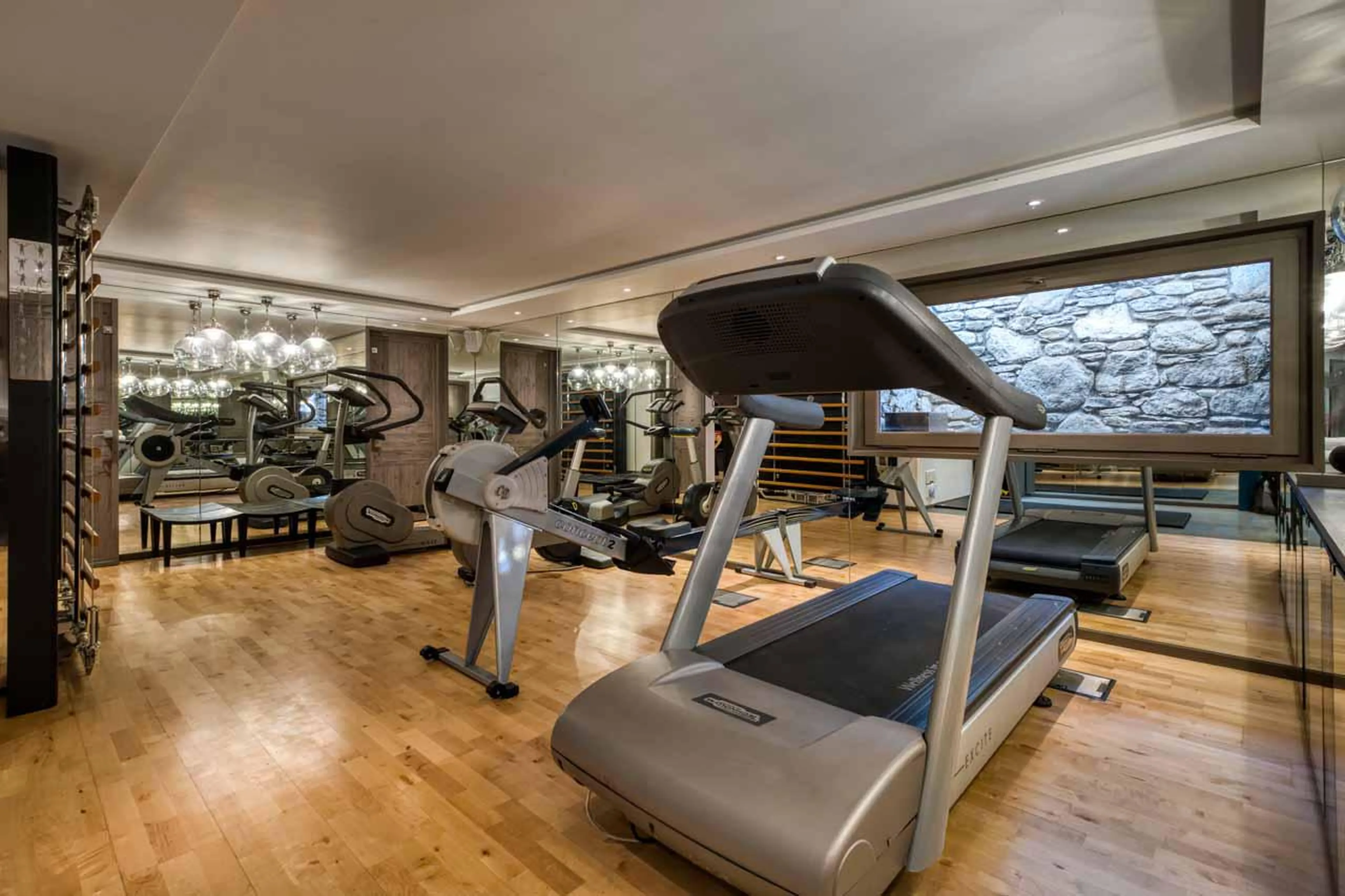 Treadmill at Chalet Mandala in Megeve