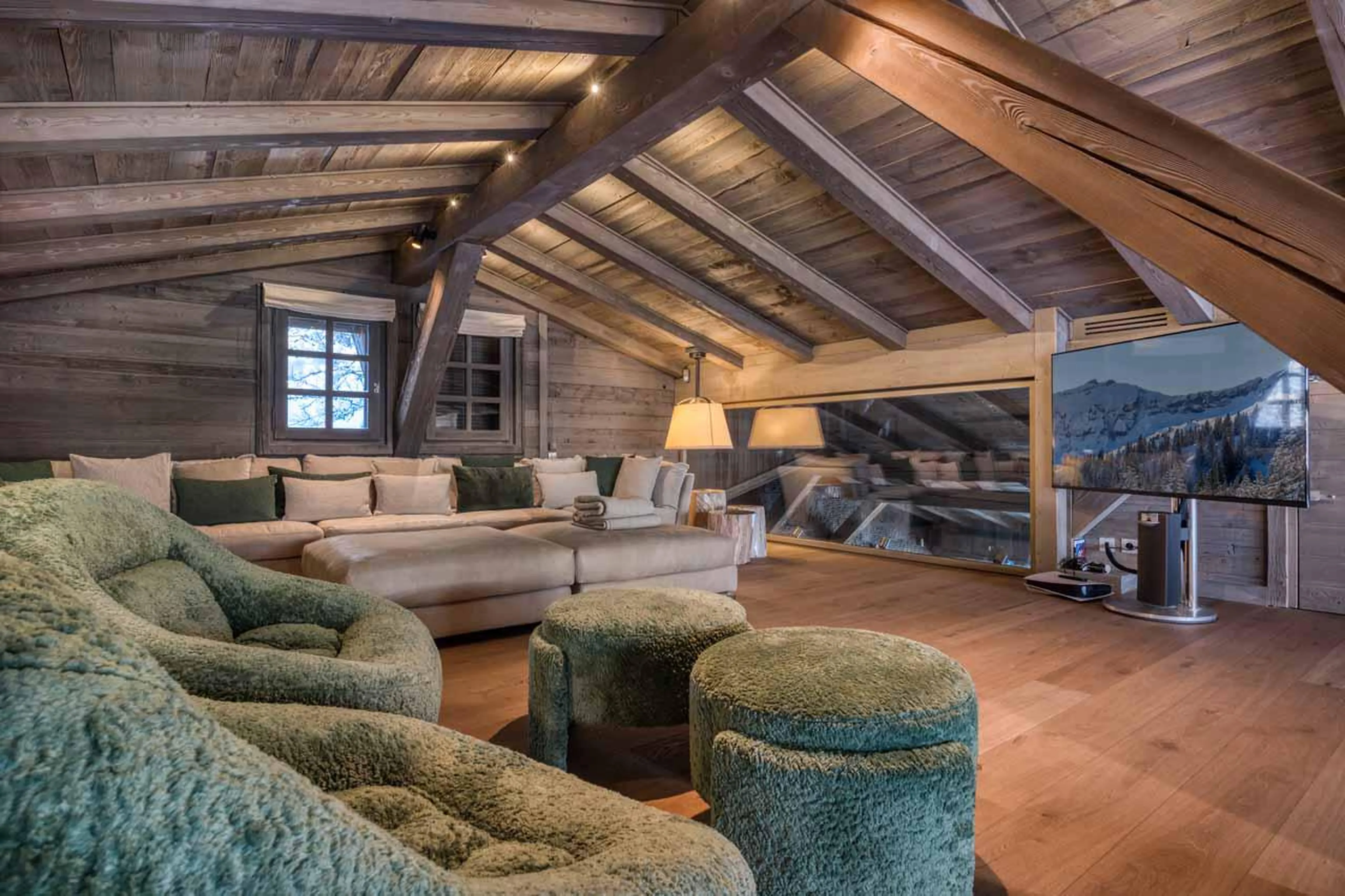 Mezzanine at Chalet Mandala in Megeve