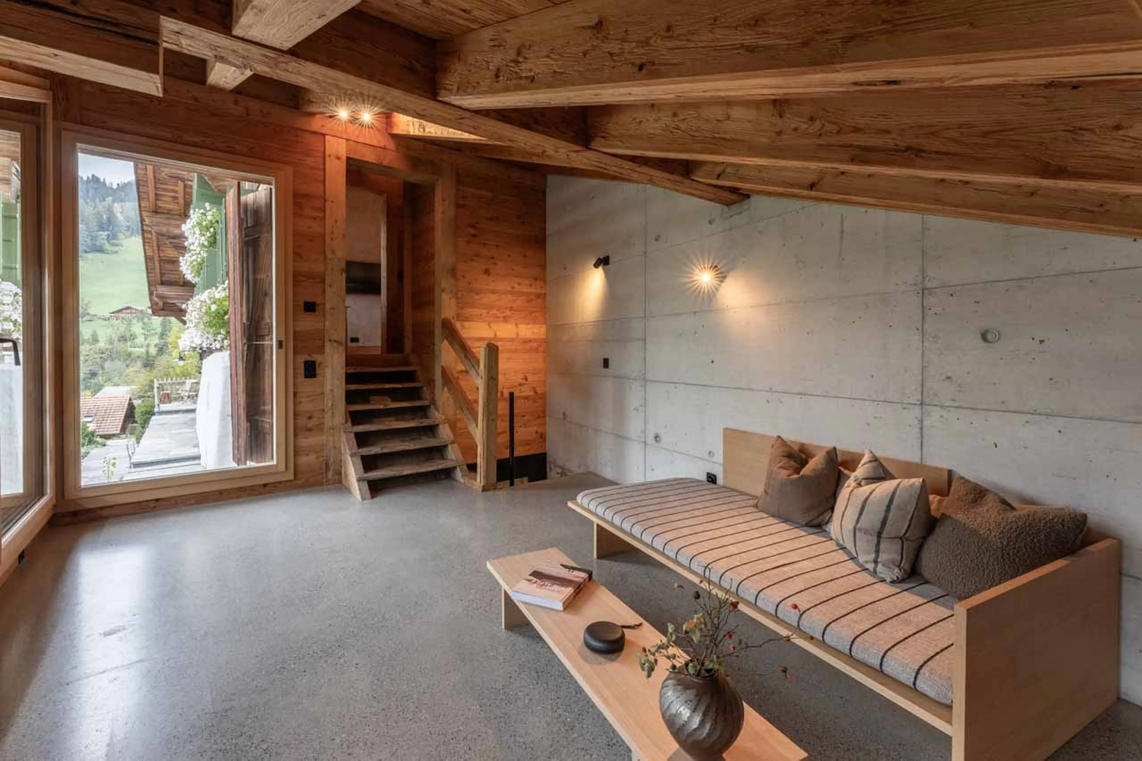 Cloakroom at Chalet Mannenberg near Gstaad