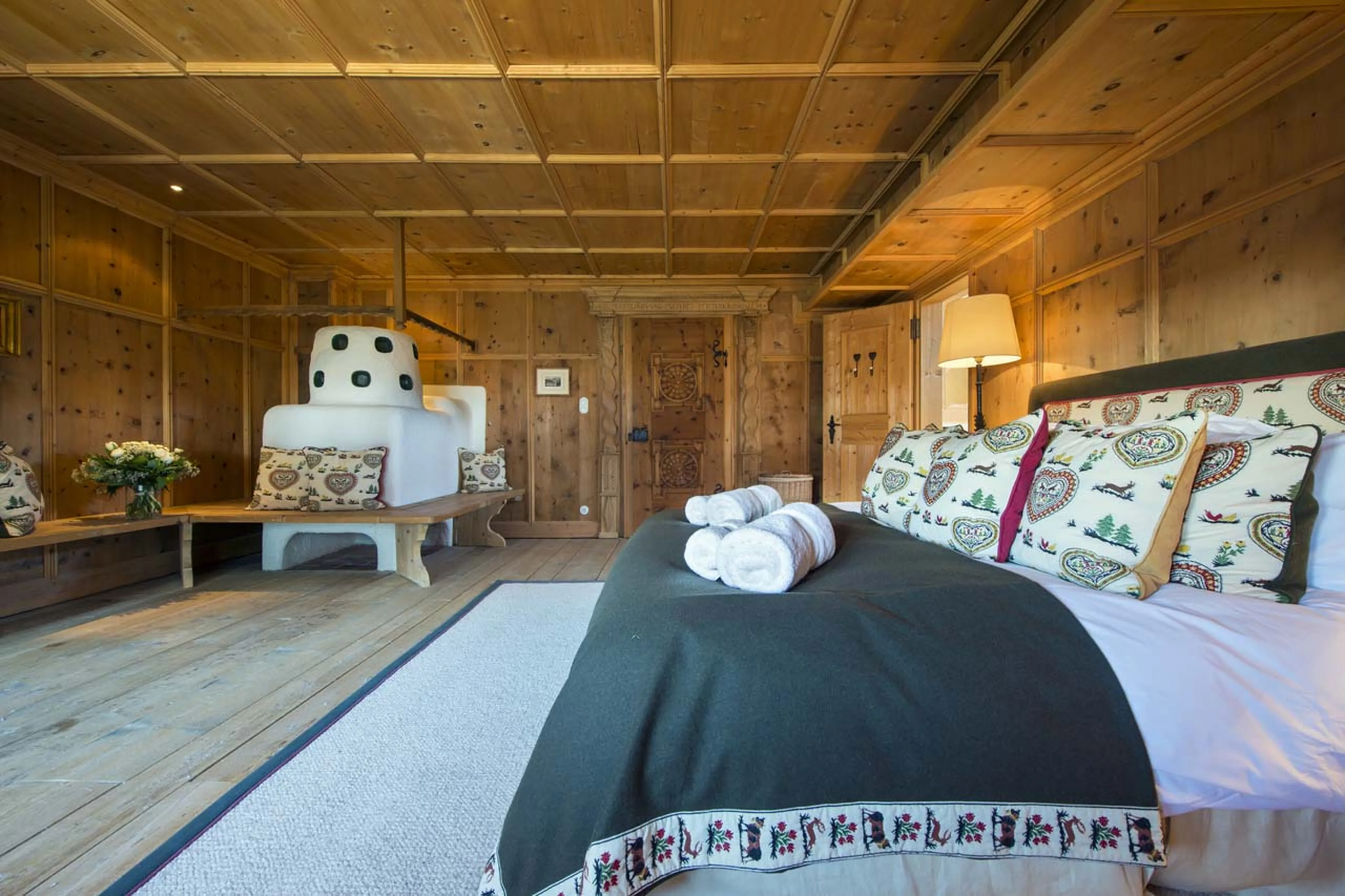 Bedroom two double/twin with Chalet Maria Schnee in St Anton