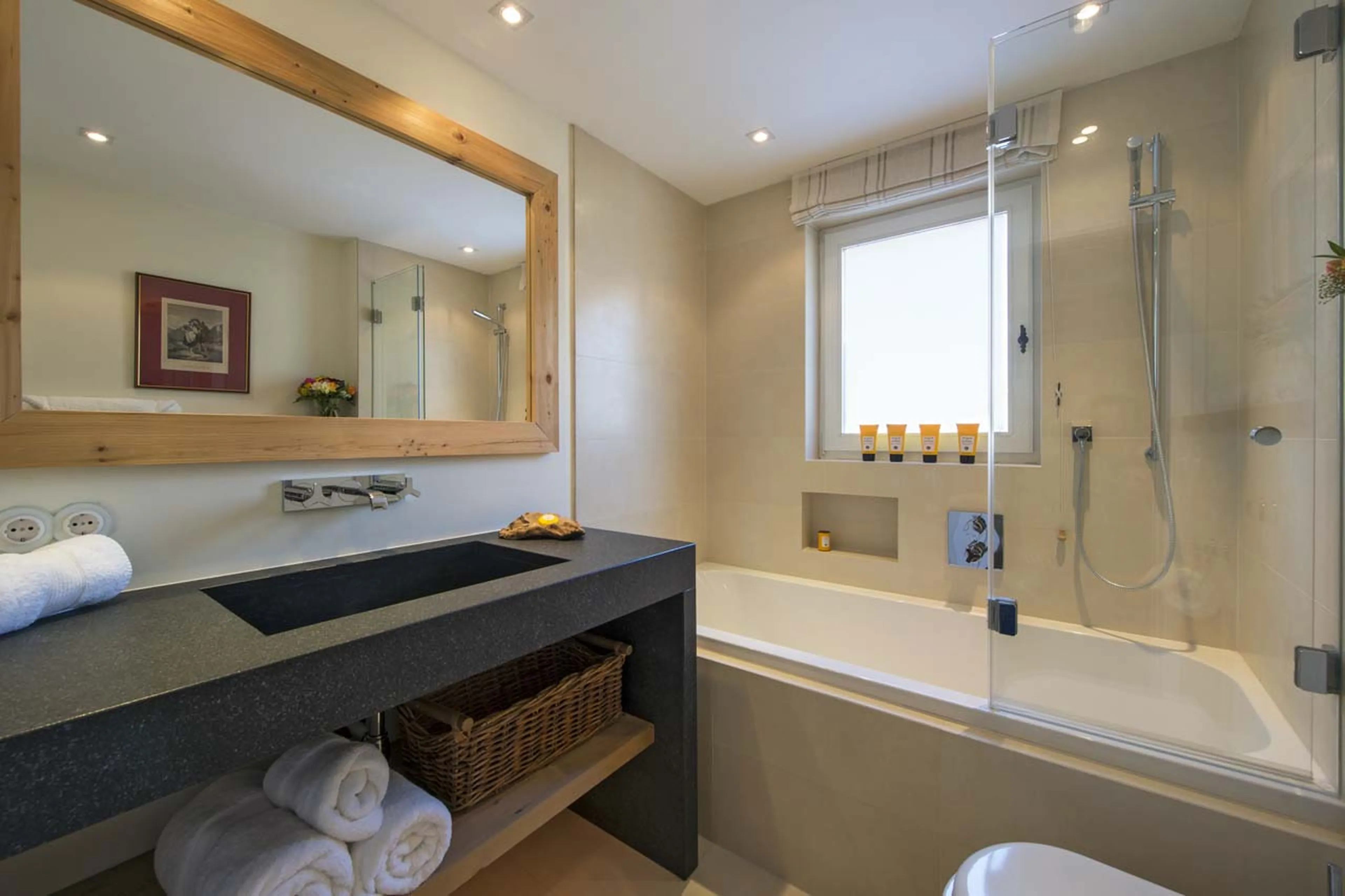 Bathroom five at Chalet Maria Schnee in St Anton