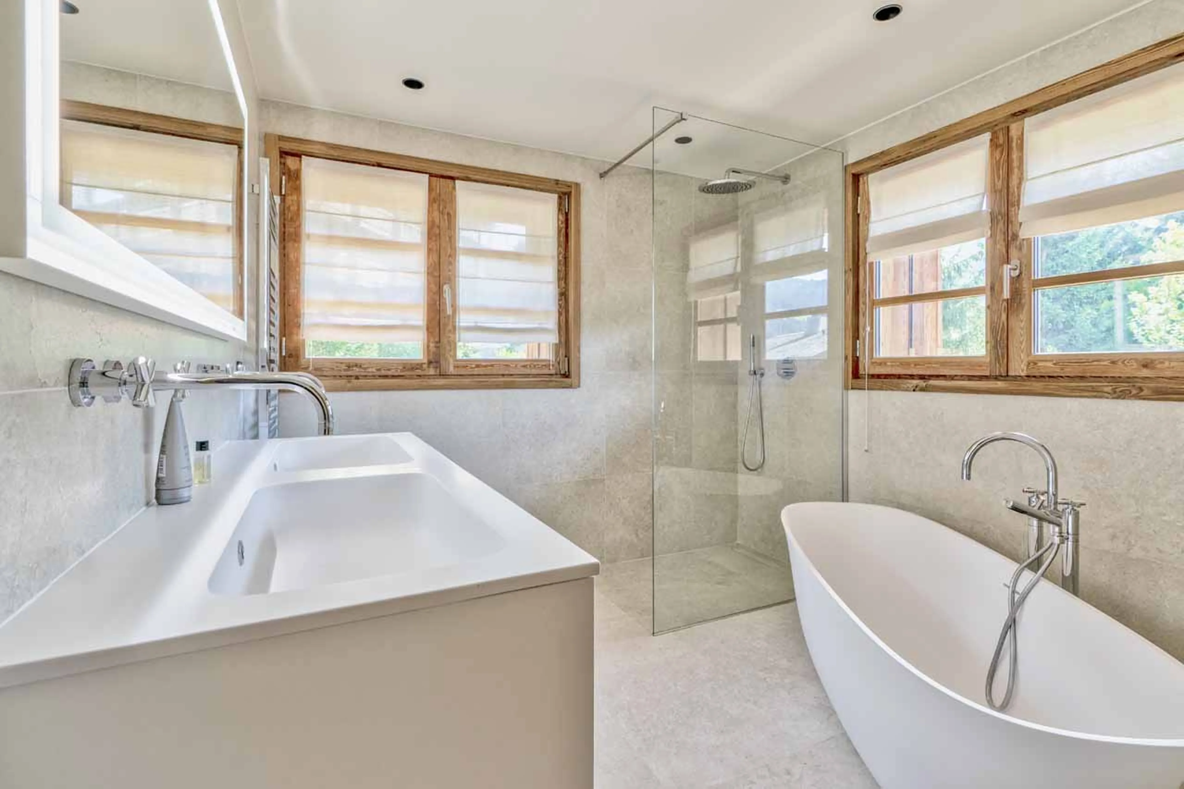 Bathroom at Chalet Mariva in Megeve