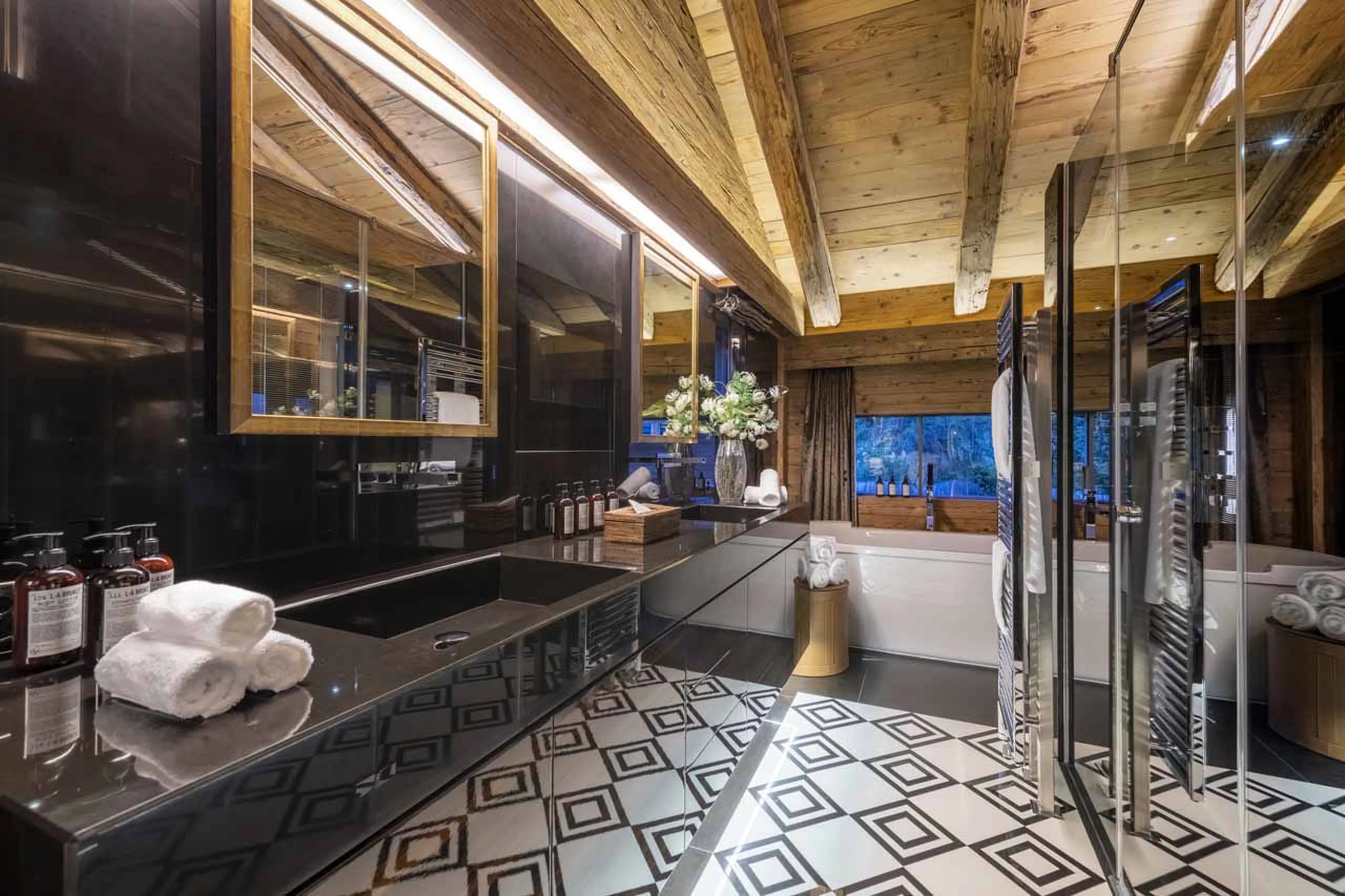 Bathroom at Chalet Marmottier in Verbier
