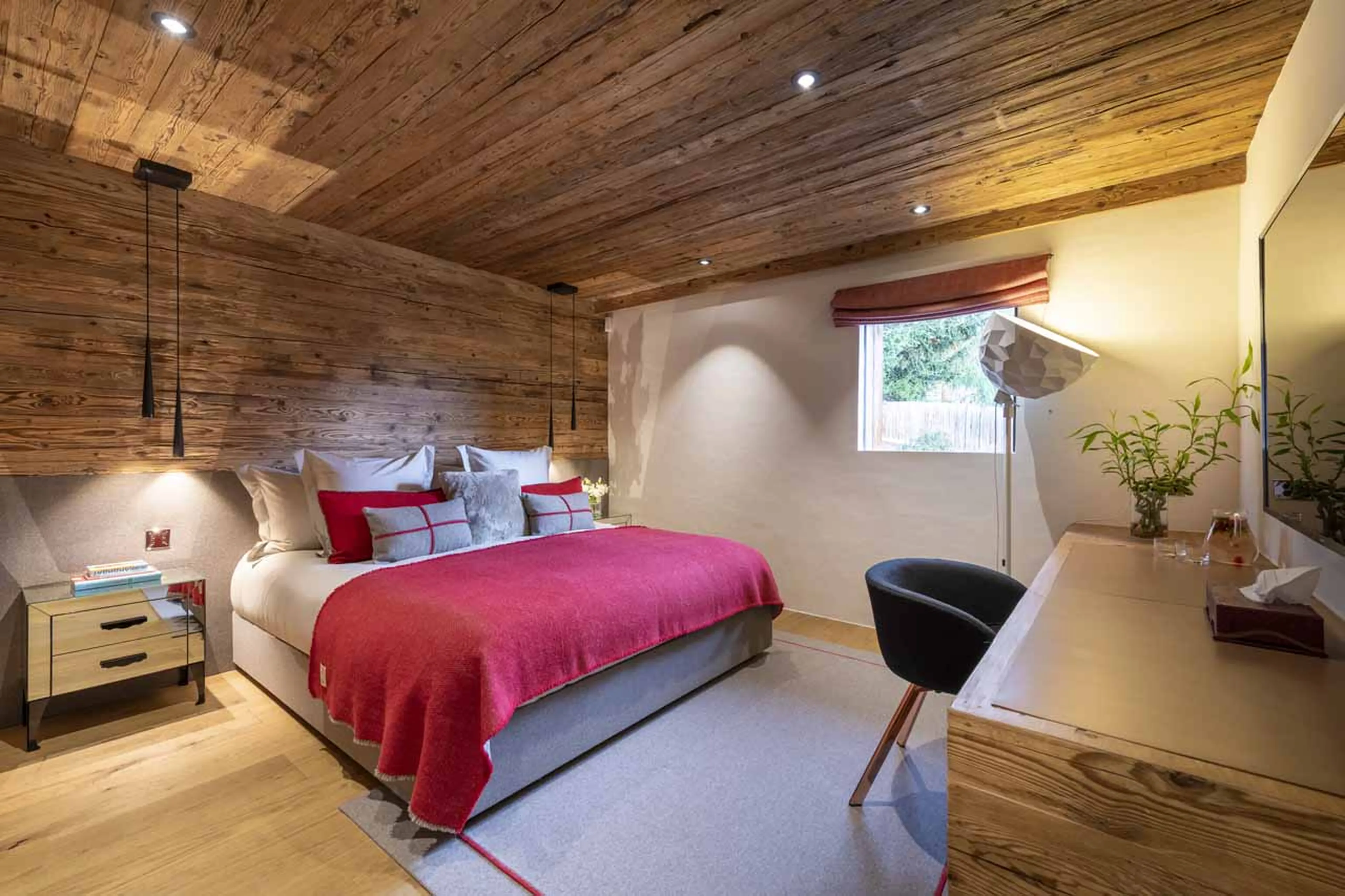 Bedroom five at Chalet Marmottier in Verbier