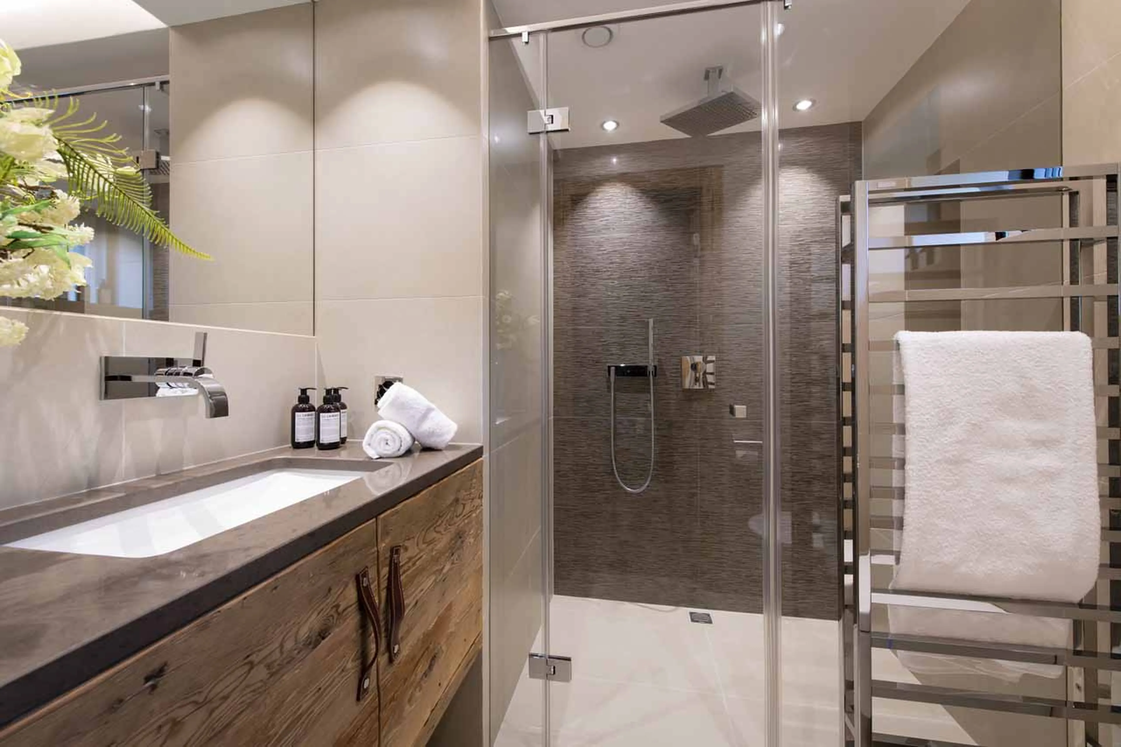 Bathroom eight at Chalet Marmottier in Verbier