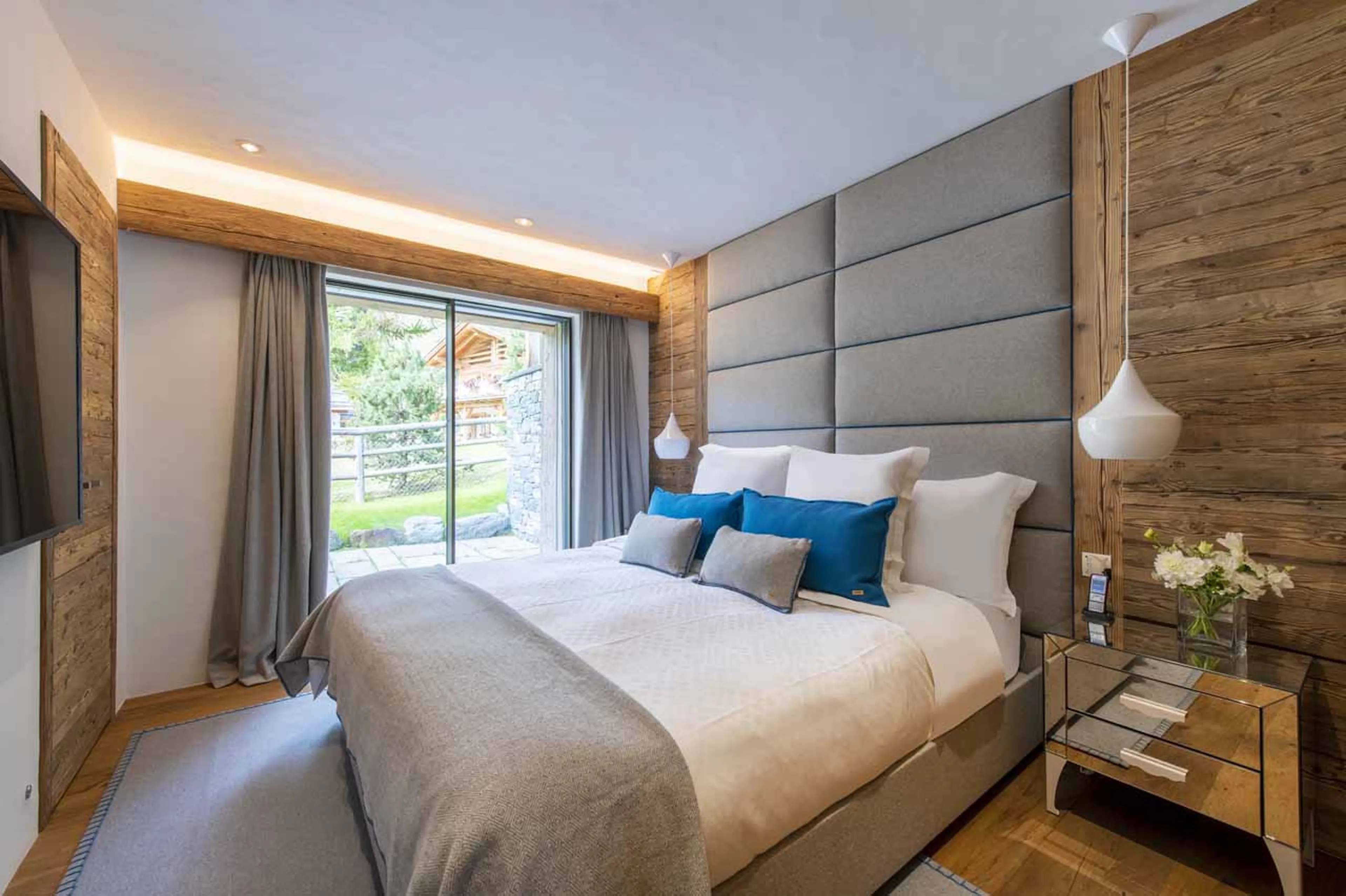 Bedroom eight at Chalet Marmottier in Verbier