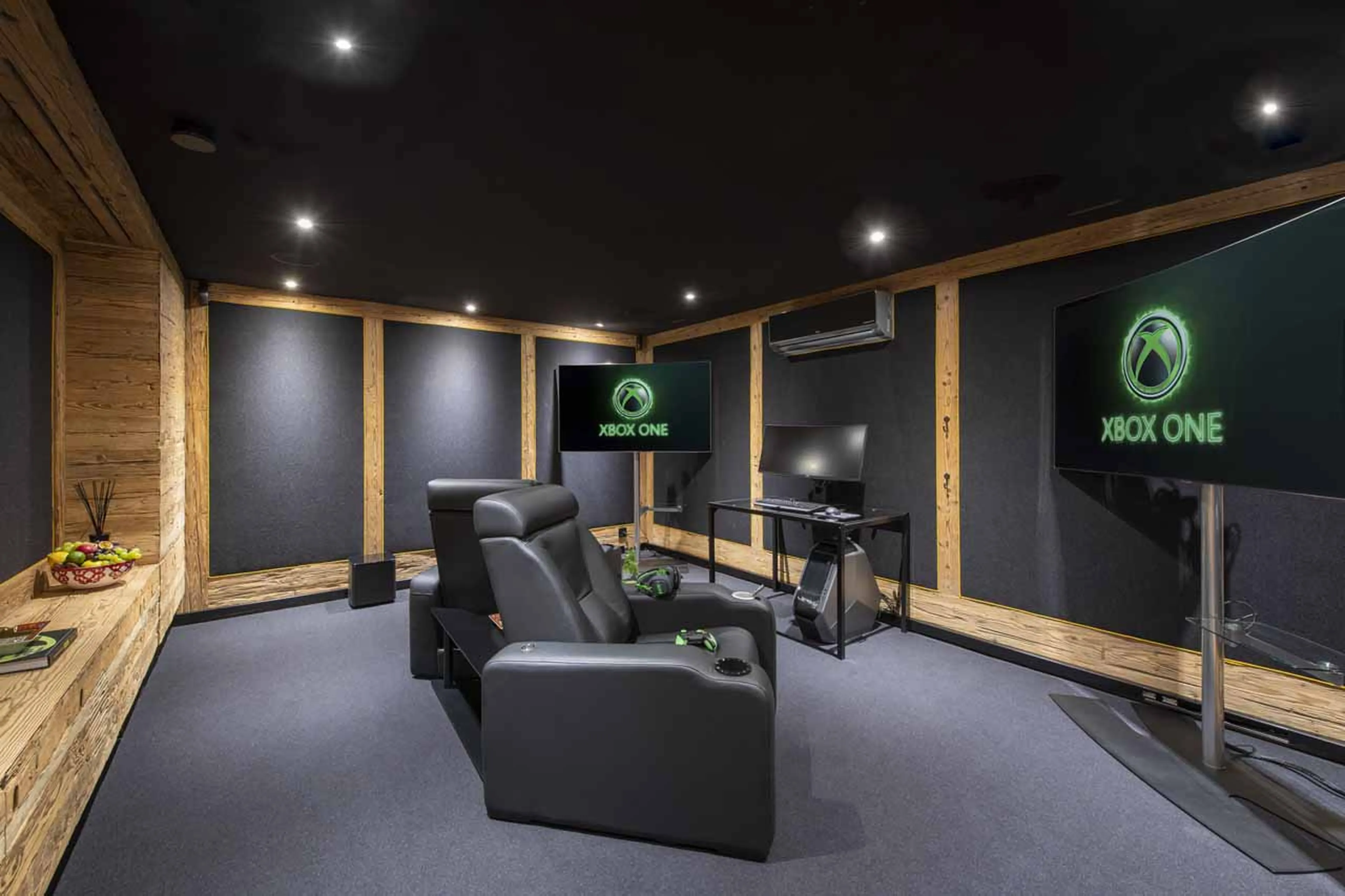 Gaming room at Chalet Marmottier in Verbier