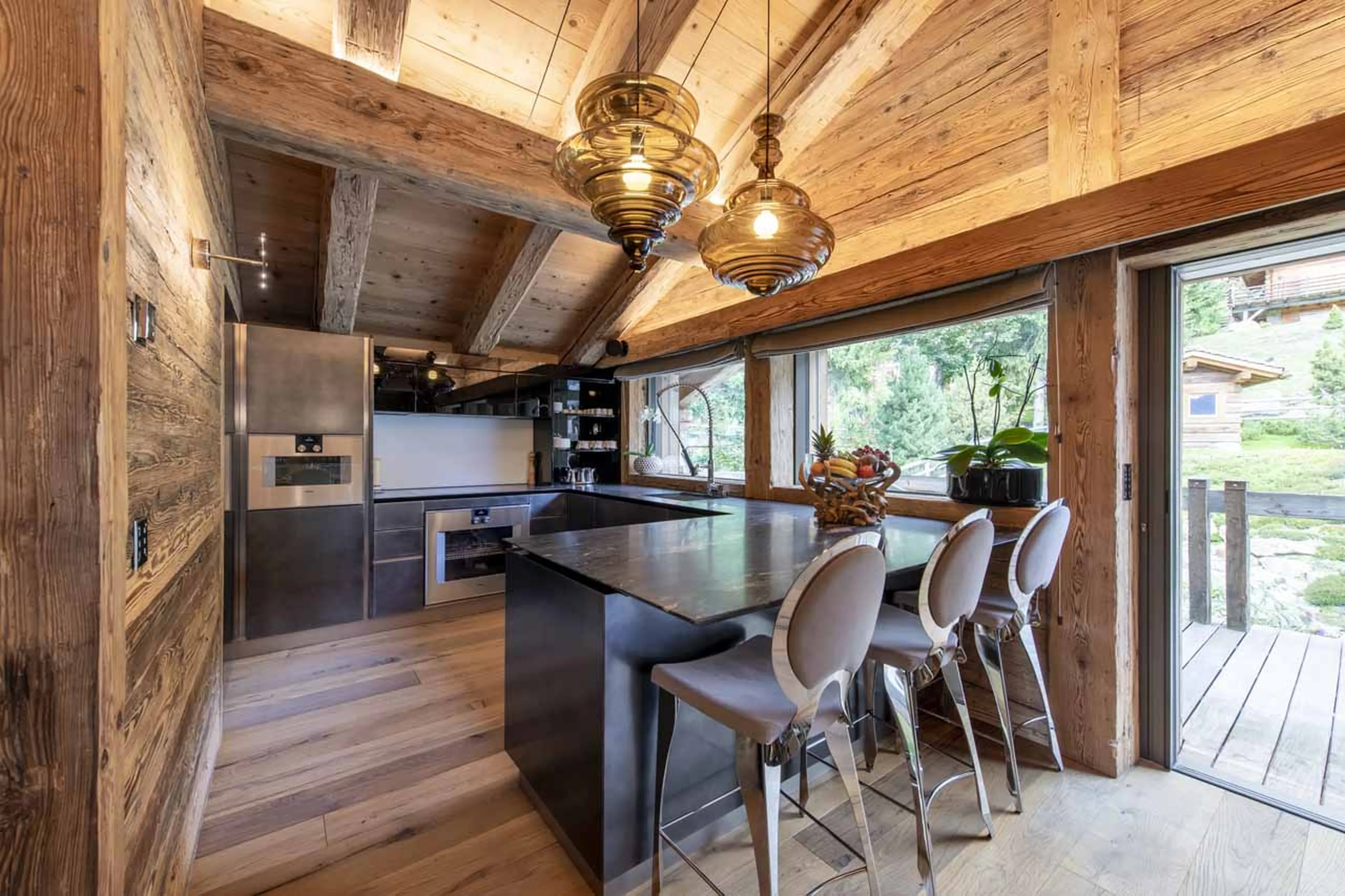 Kitchen at Chalet Marmottier in Verbier