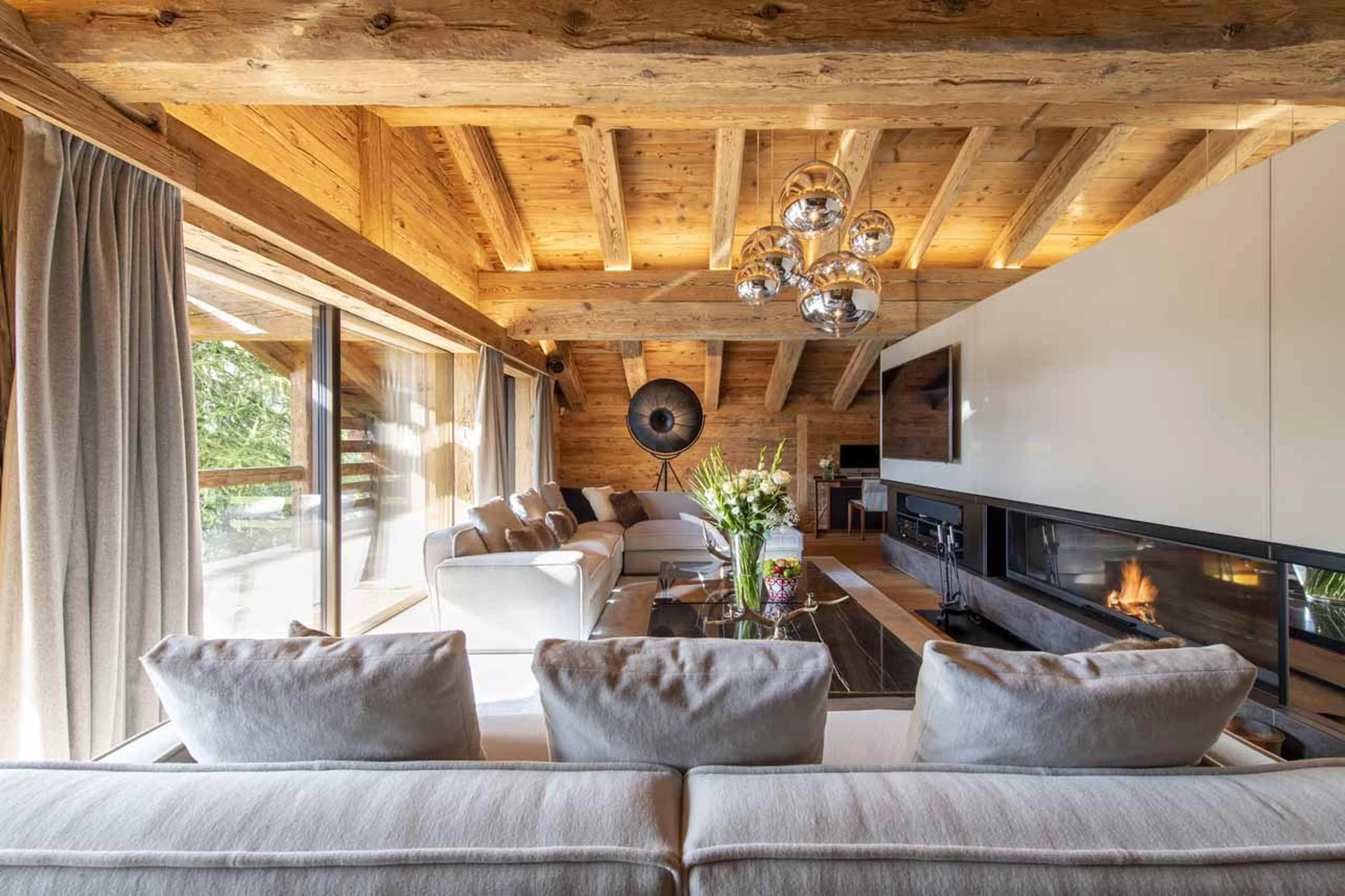 Second living room at Chalet Marmottier in Verbier