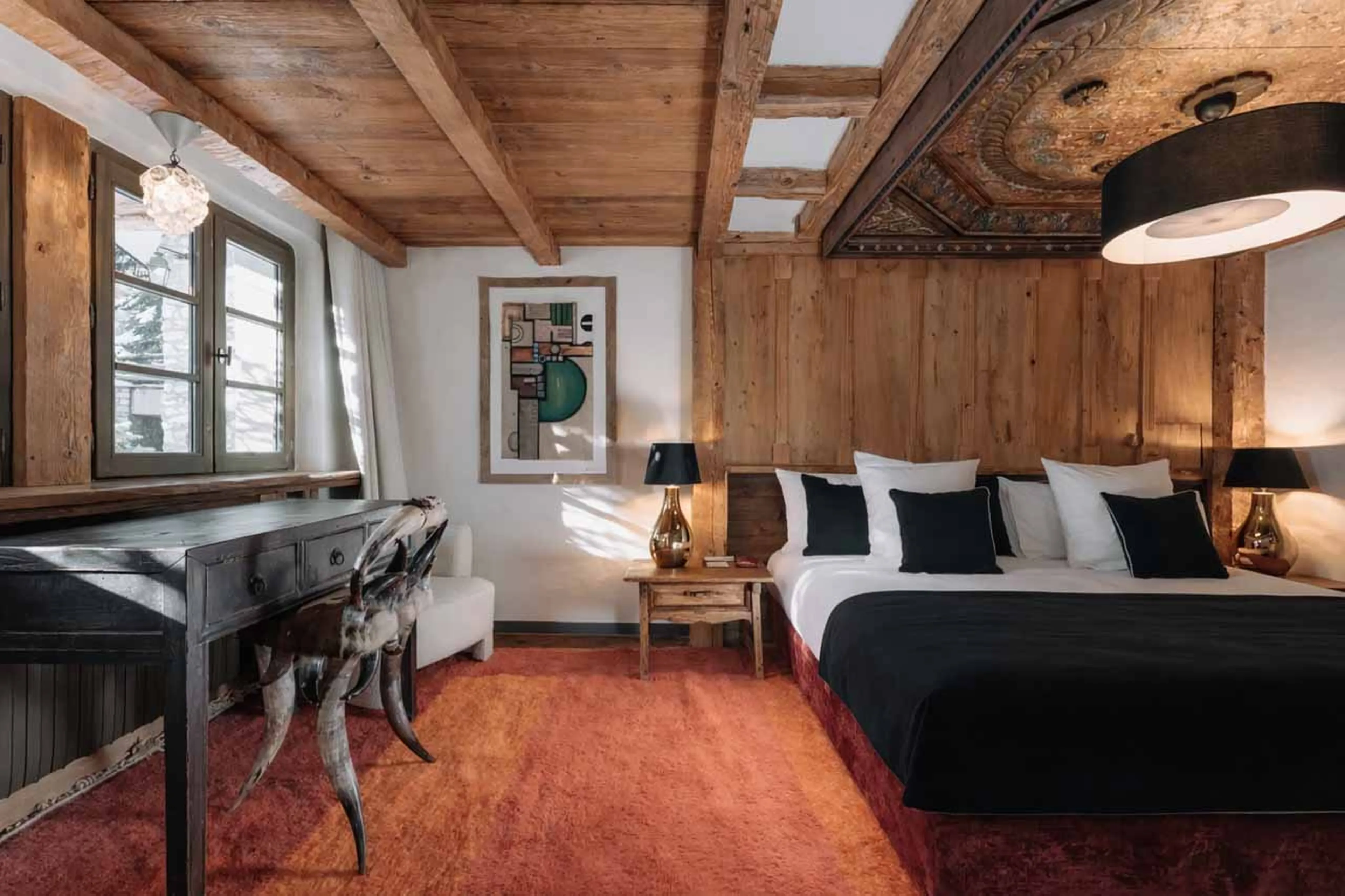 Double bedroom in Chalet Mathilda, Val d'Isere