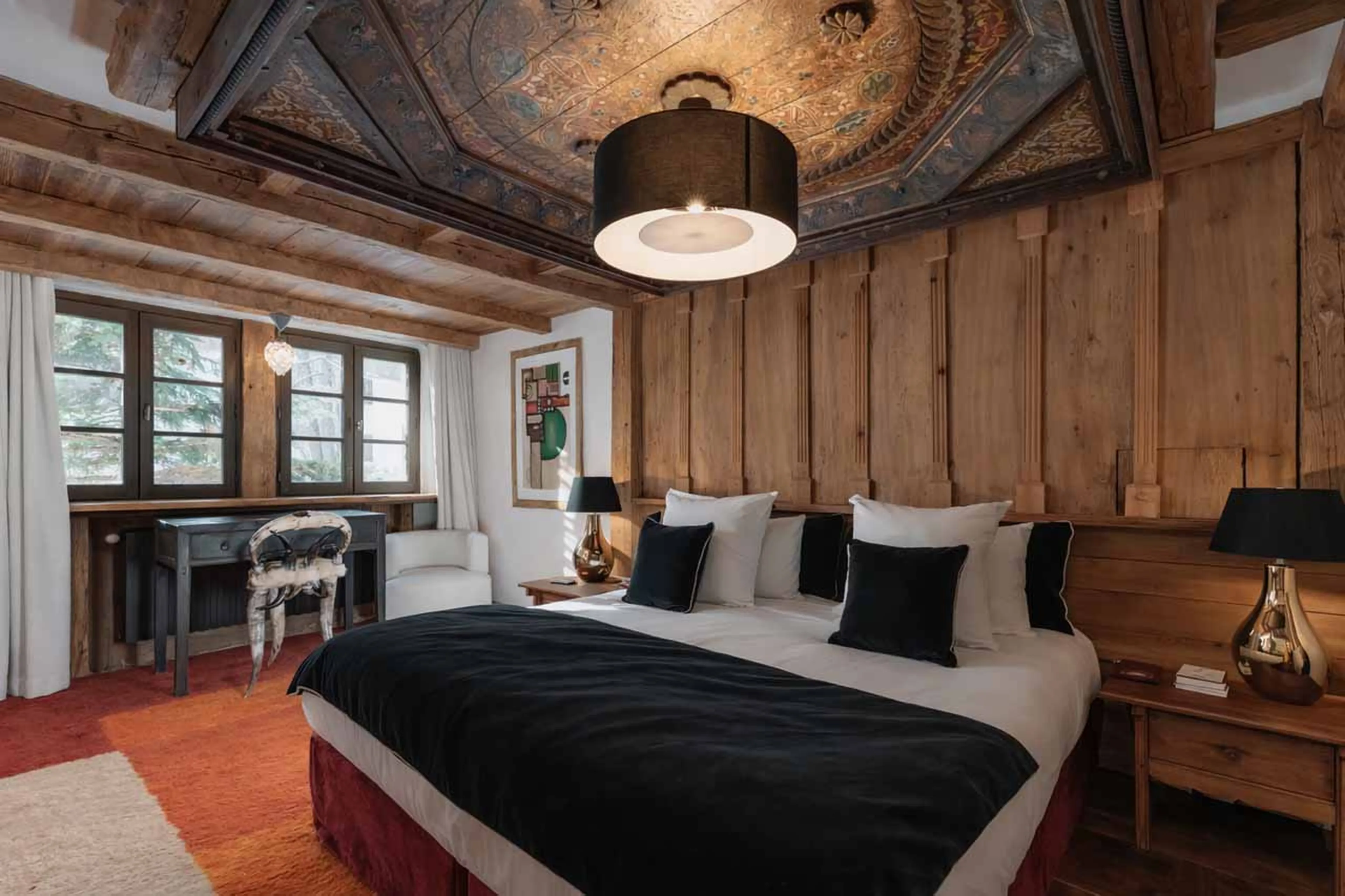 Double bedroom in Chalet Mathilda, Val d'Isere