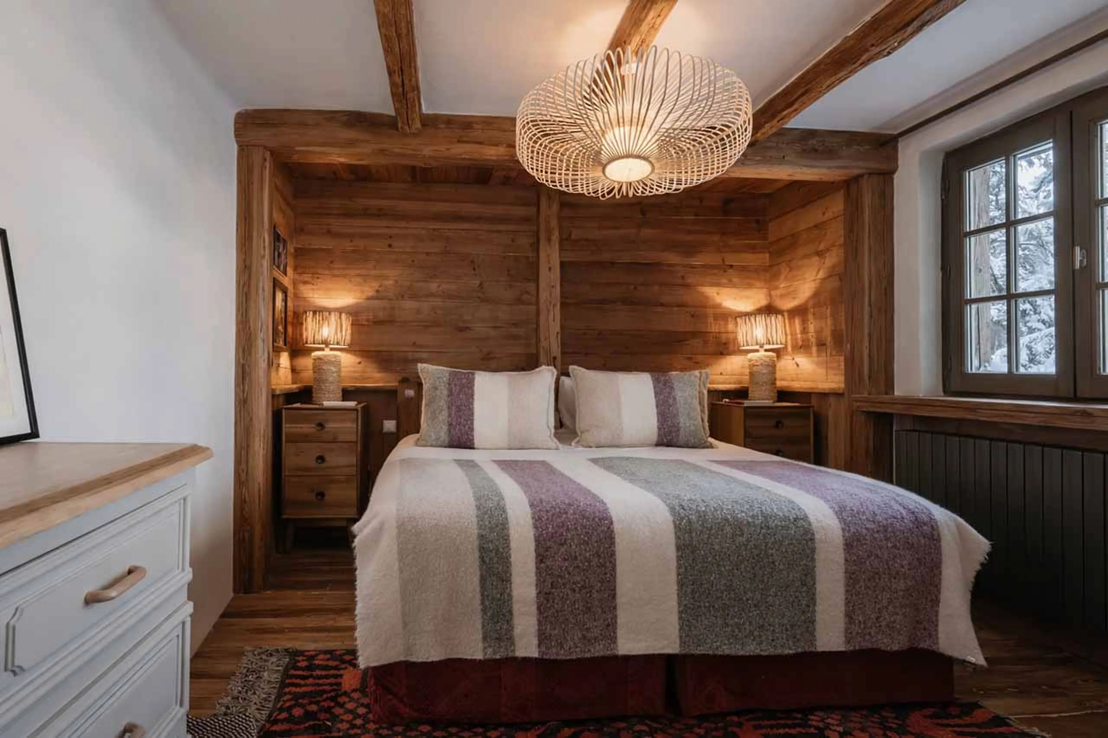 Double bedroom in Chalet Mathilda, Val d'Isere