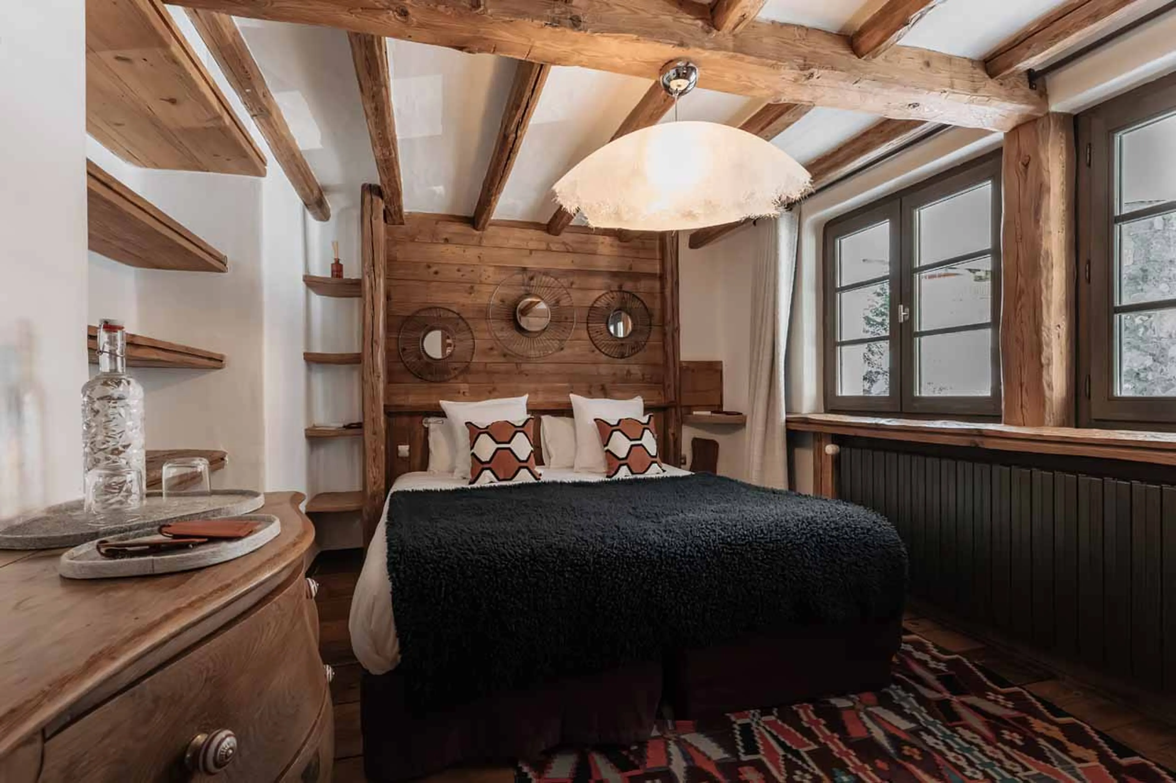 Double bedroom in Chalet Mathilda, Val d'Isere