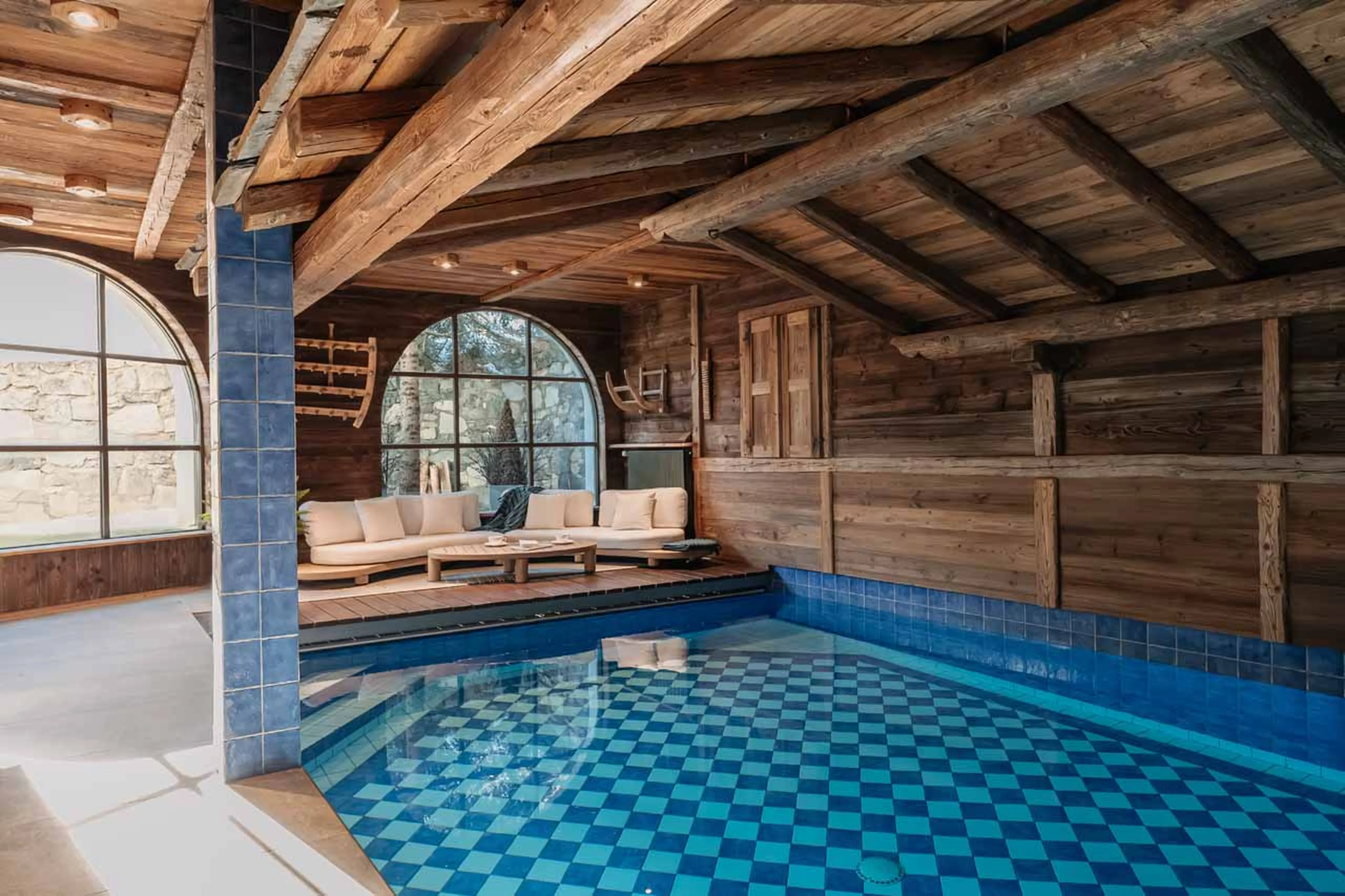 Swimming pool in Chalet Mathilda, Val d'Isere