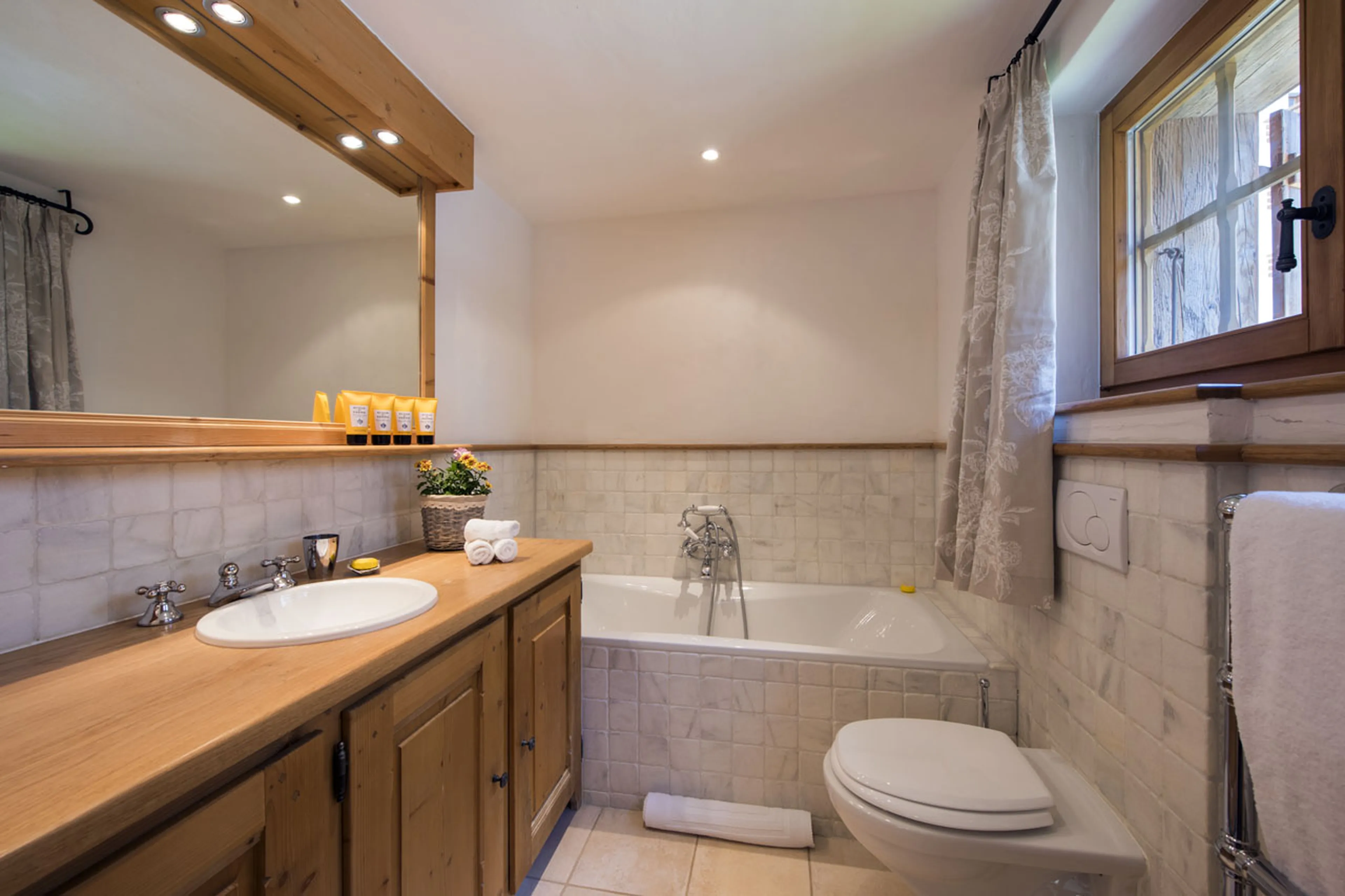 Bathroom at Apartment Max in Verbier