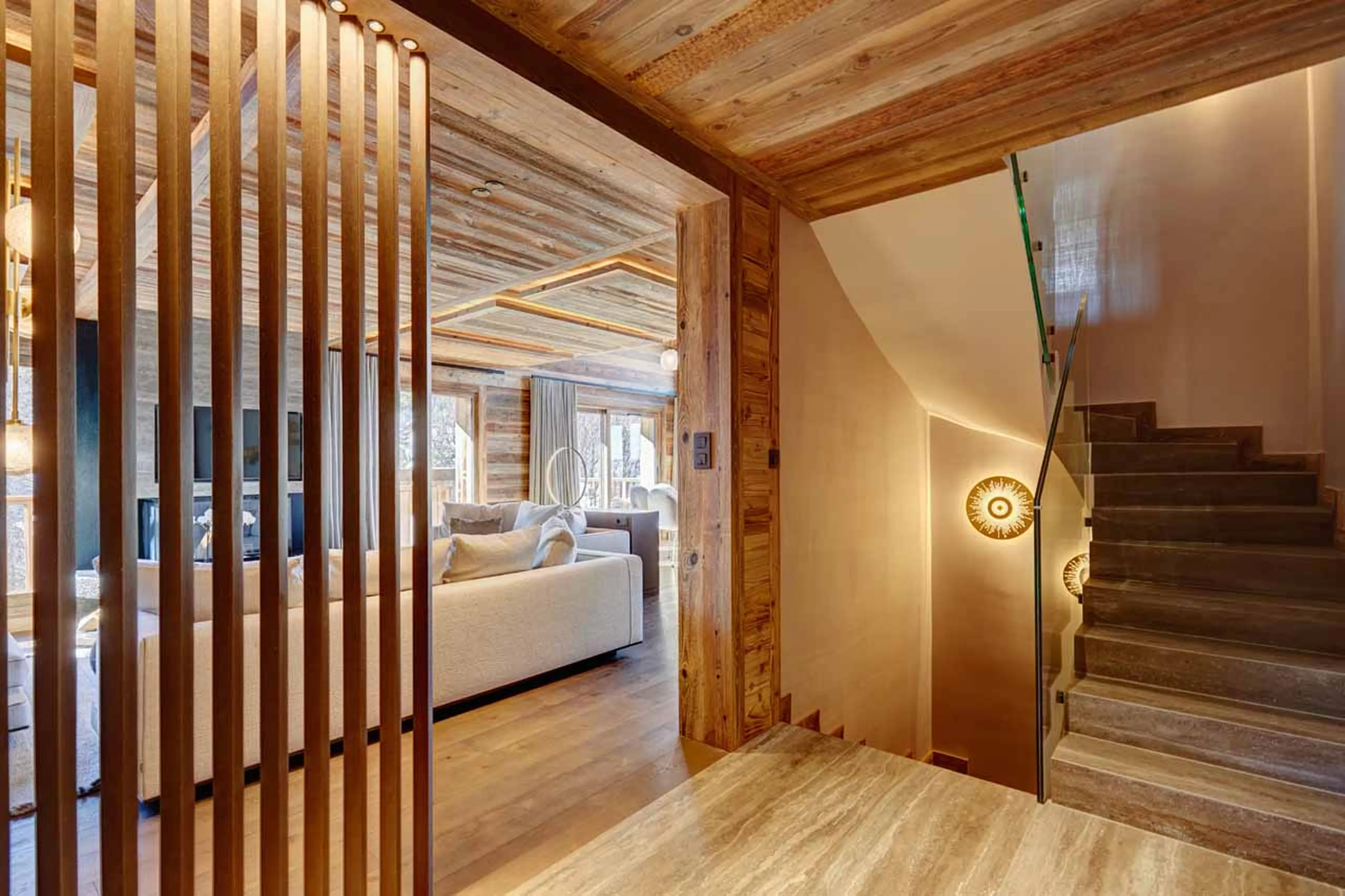 Entrance hall at Chalet Menor in Meribel