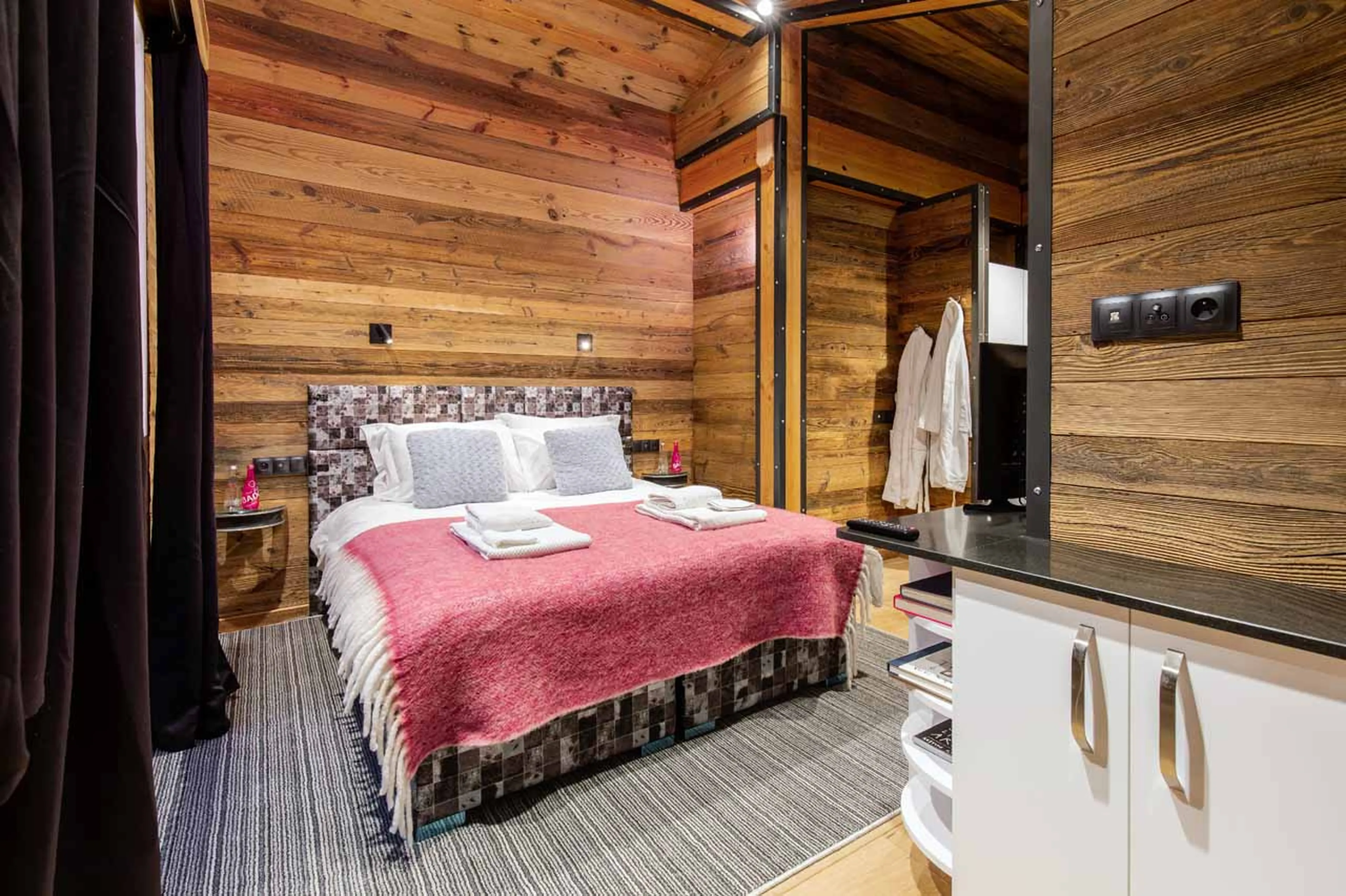 Bedroom five at Chalet Merveilles in Tignes