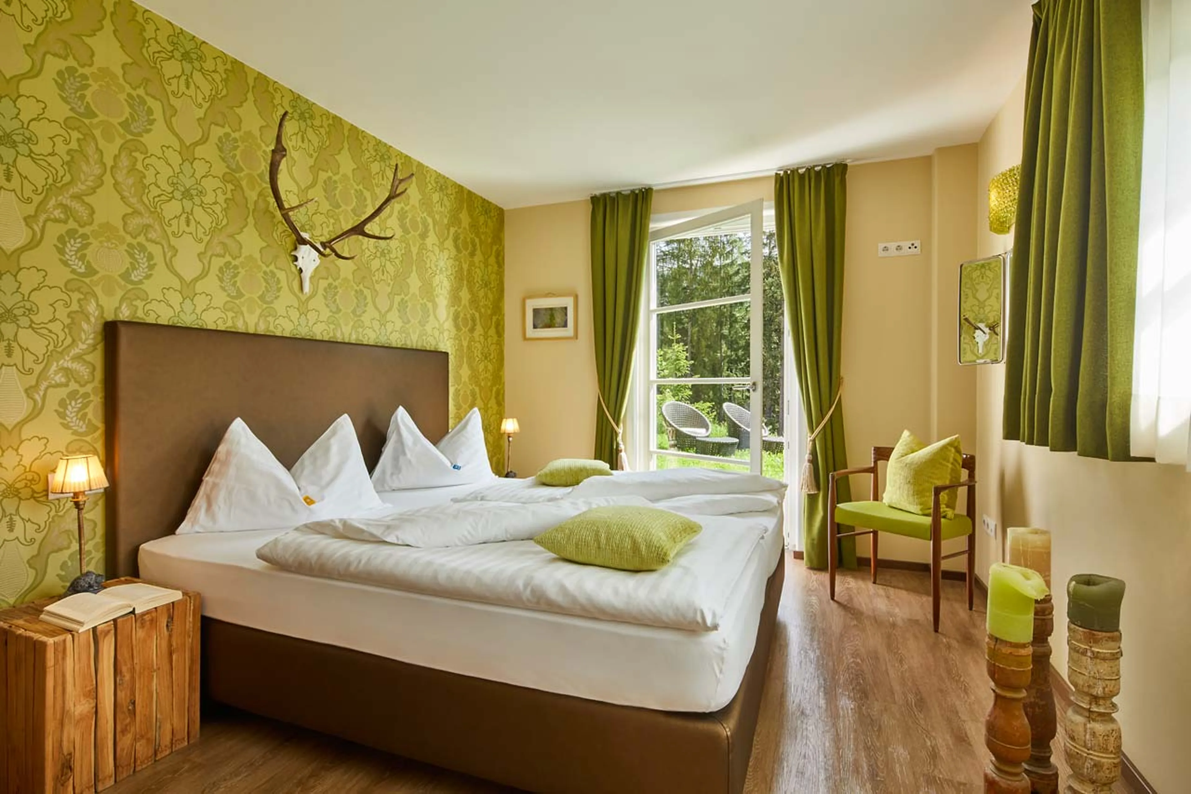 Bedroom two at Chalet Mi Amur in Alta Badia