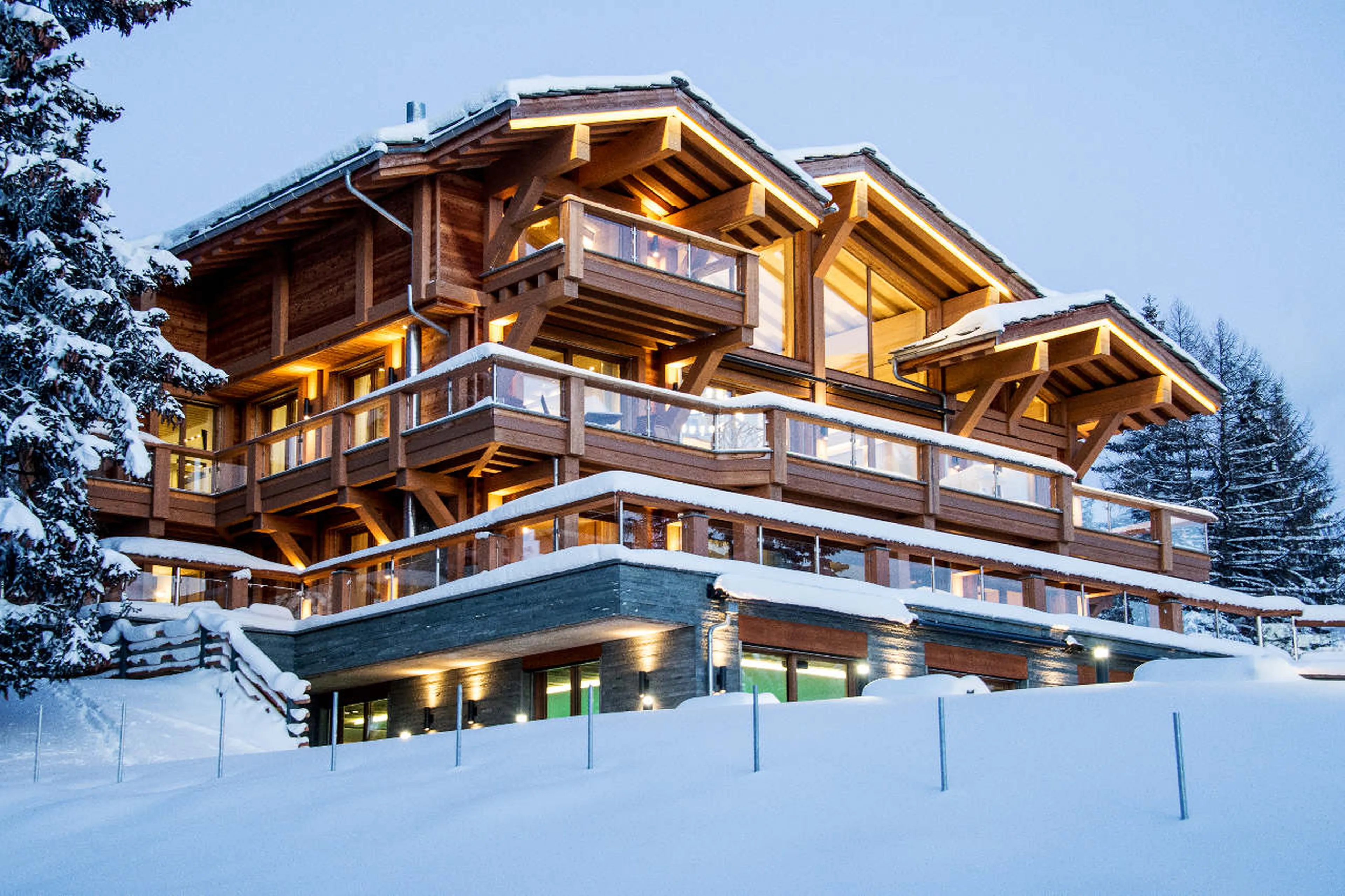 Exterior view of Chalet Migui in Crans-Montana