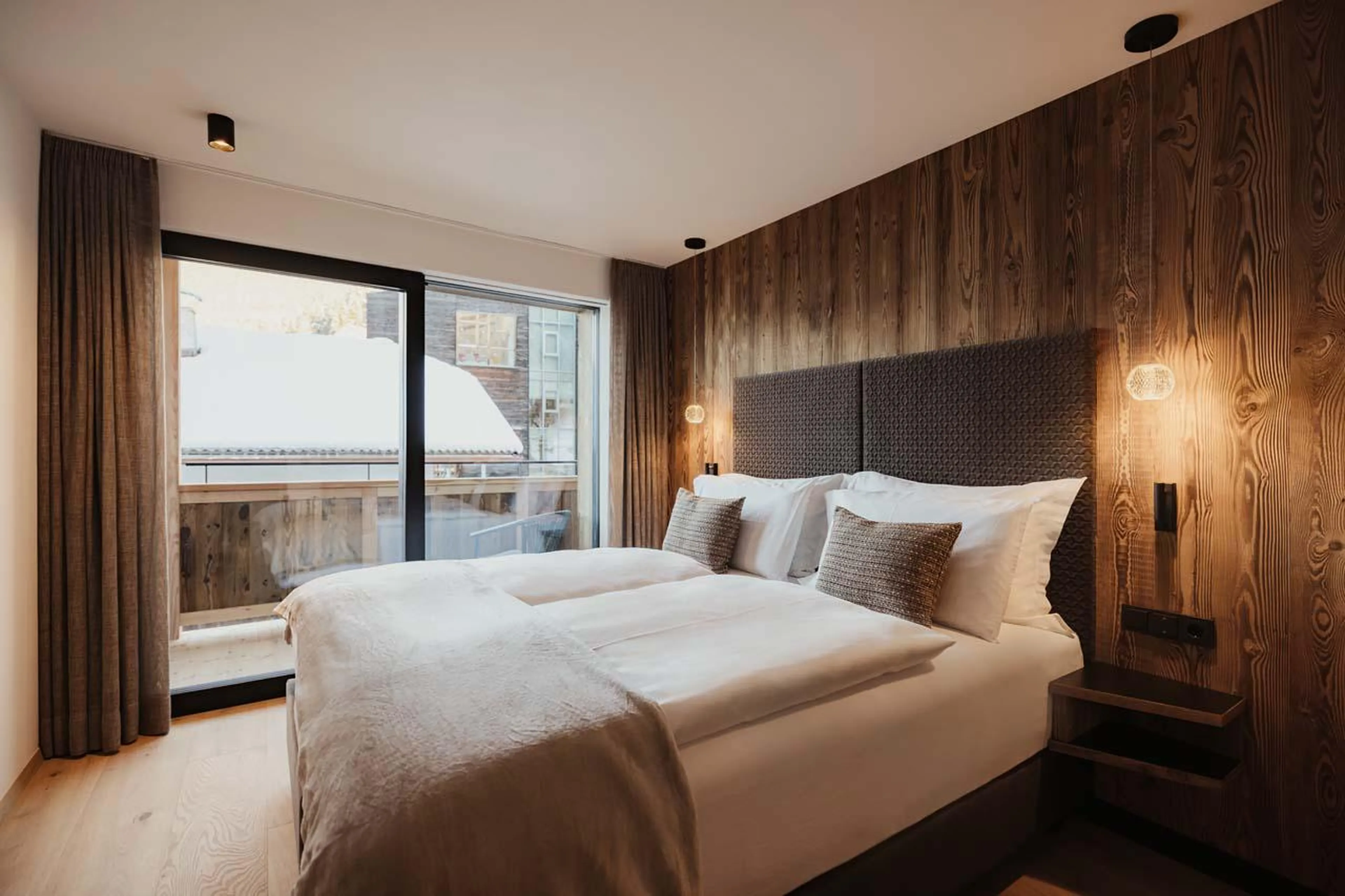 Double/twin bedroom at Chalet Mile 1 in Val Gardena