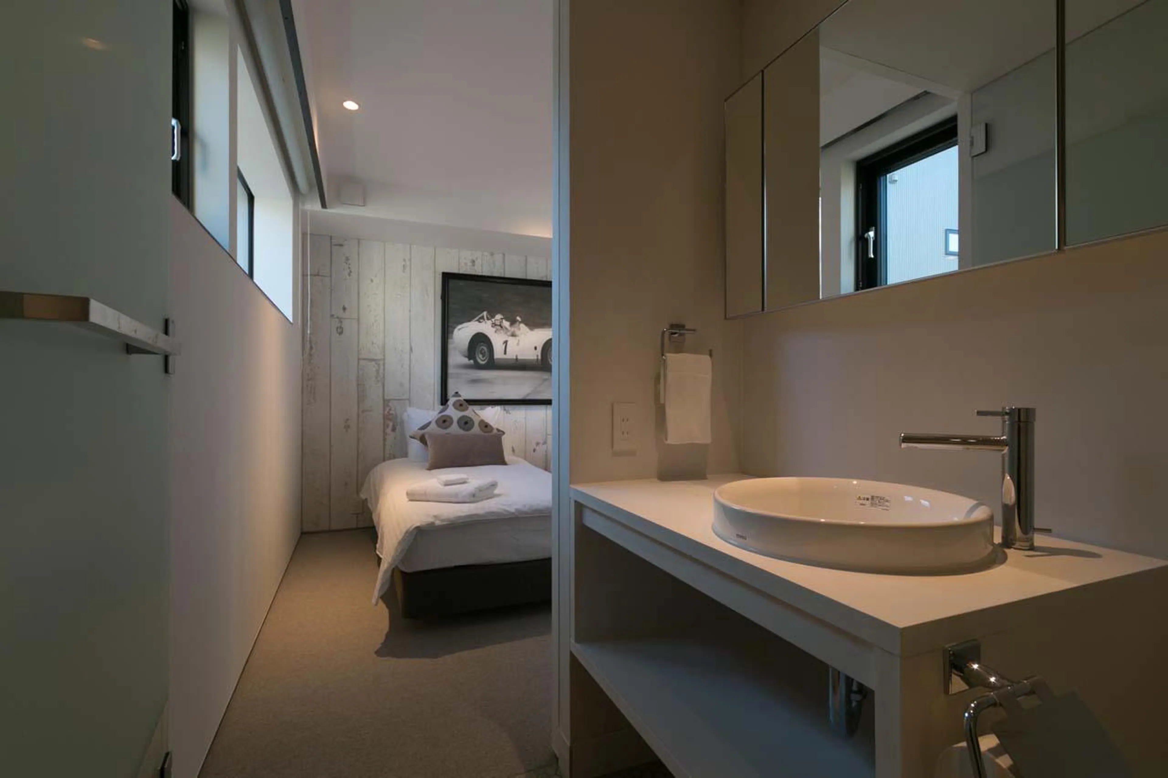 En-suite shower room at Chalet Millesime in Niseko