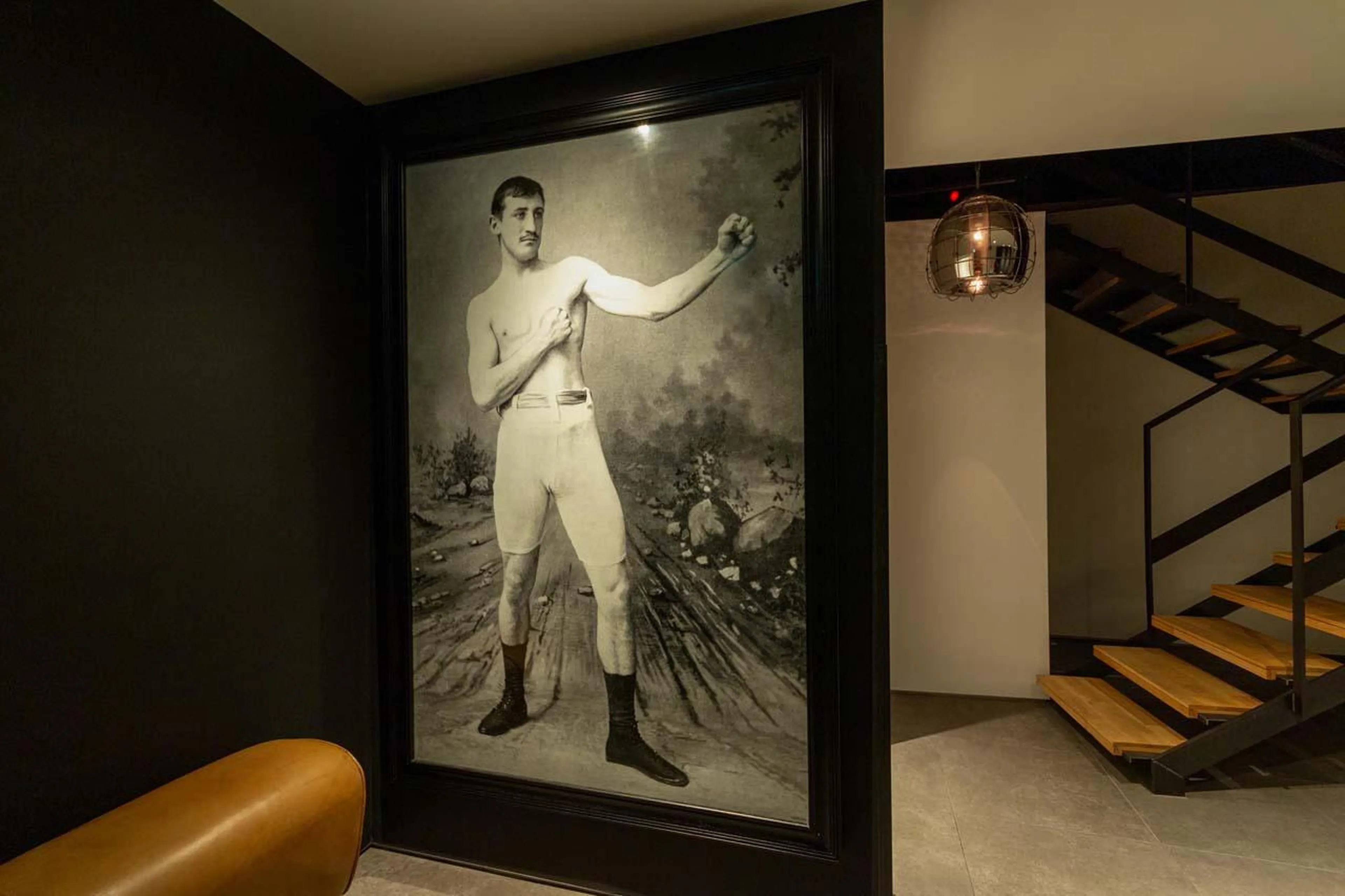 Entrance hall on the ground floor at Chalet Millesime in Niseko