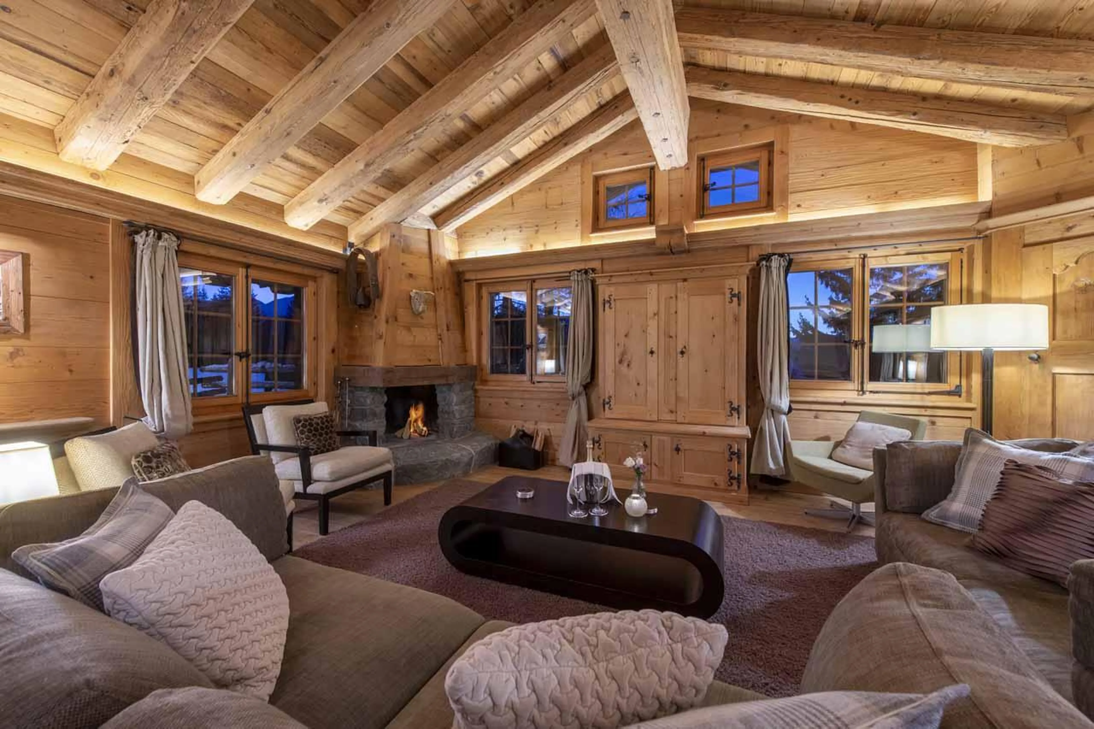 Sitting room in Chalet Milou in Verbier