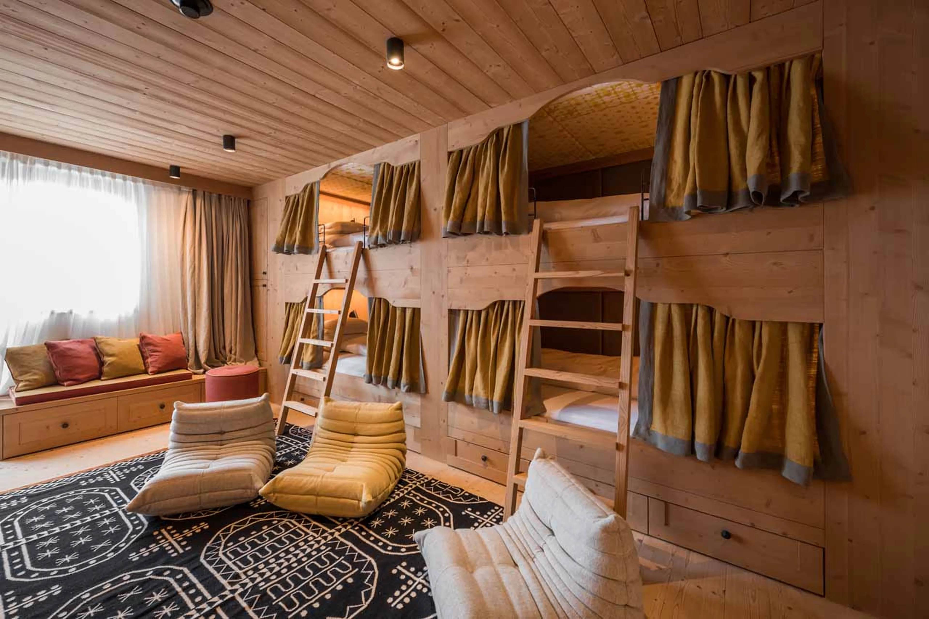 Bedroom five at Chalet Mimi in Lech