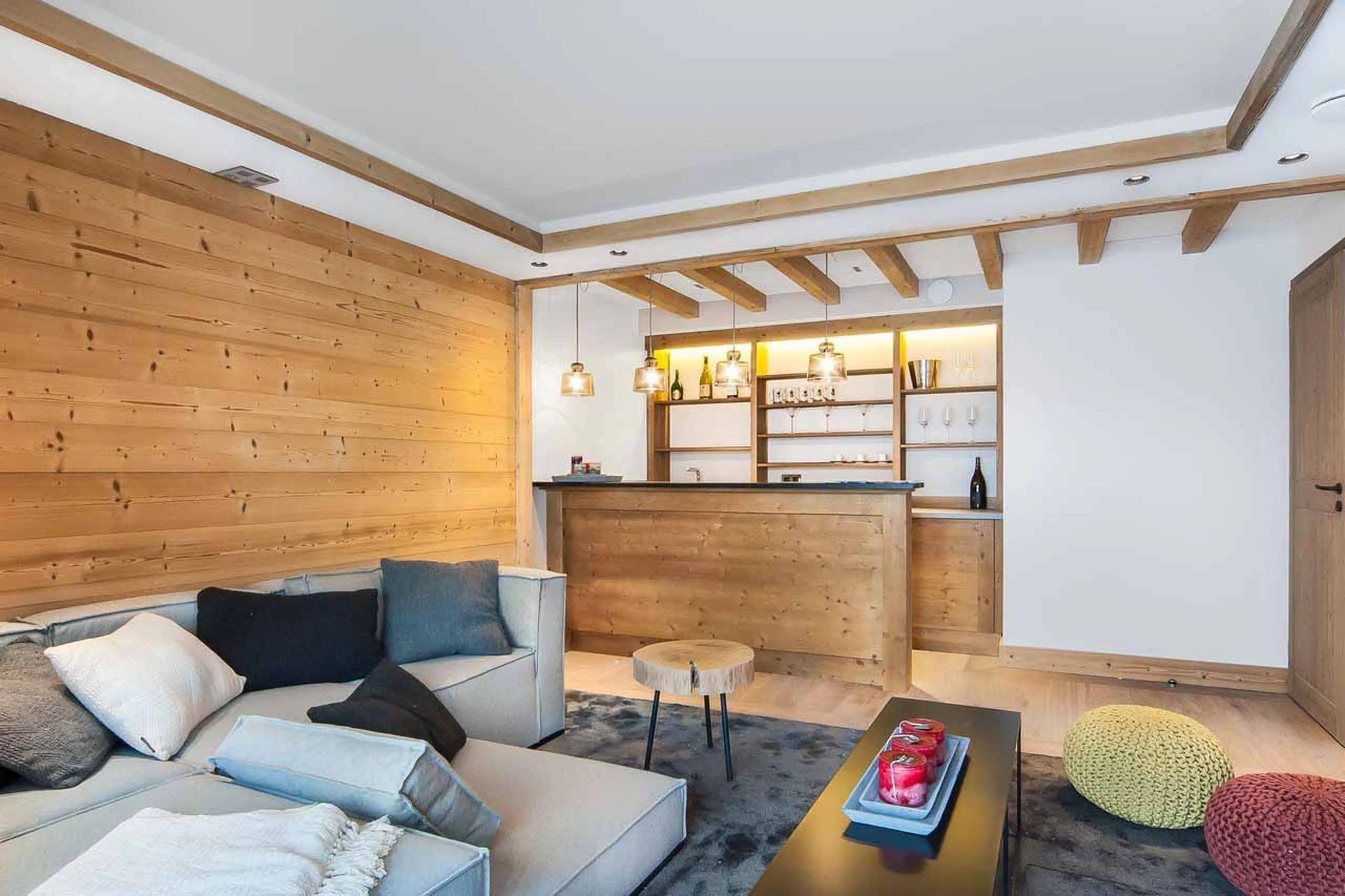 TV room at Chalet Monch in Courchevel 1550