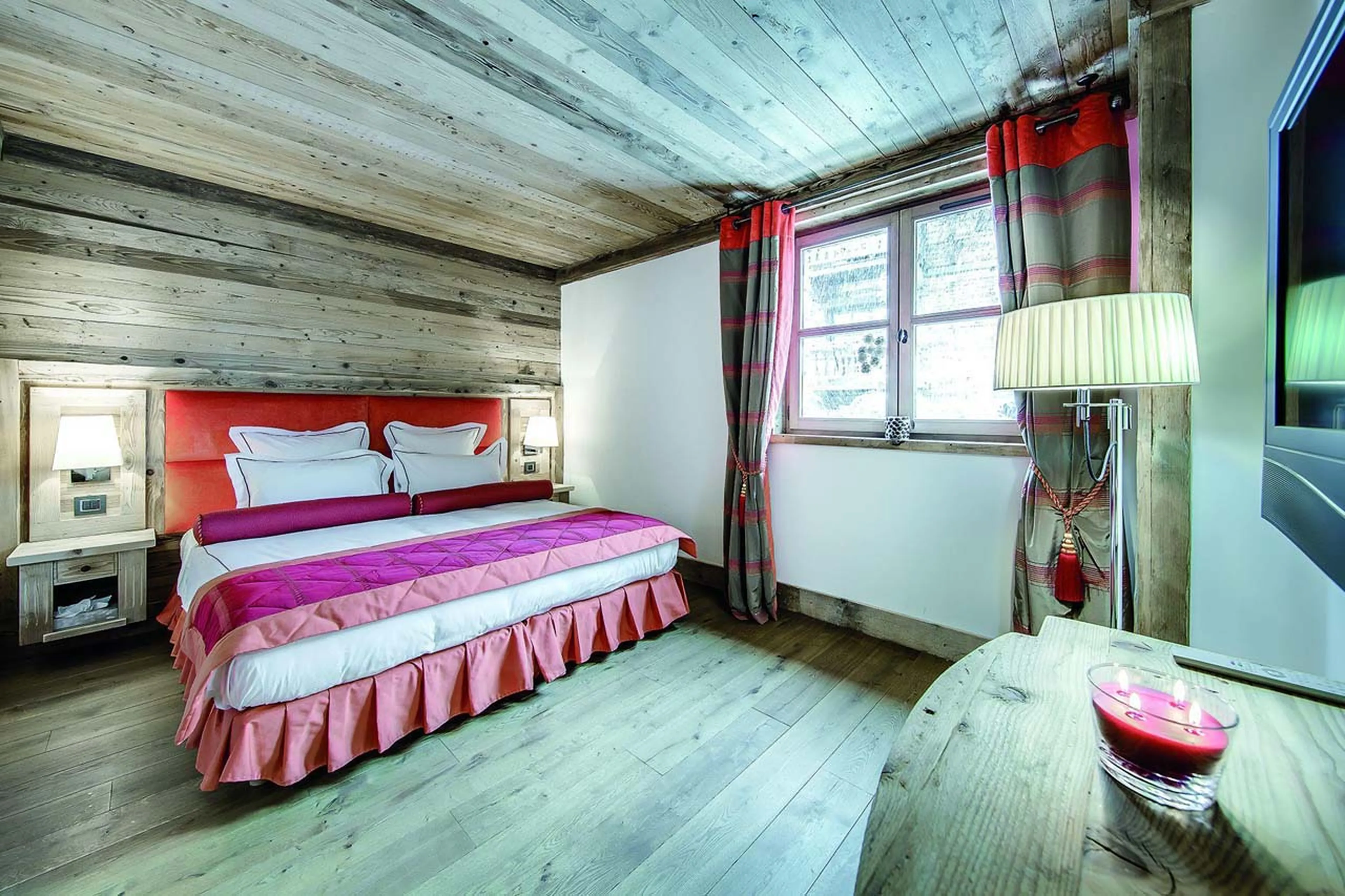 Bedroom two at  Chalet Monet in Courchevel 1850