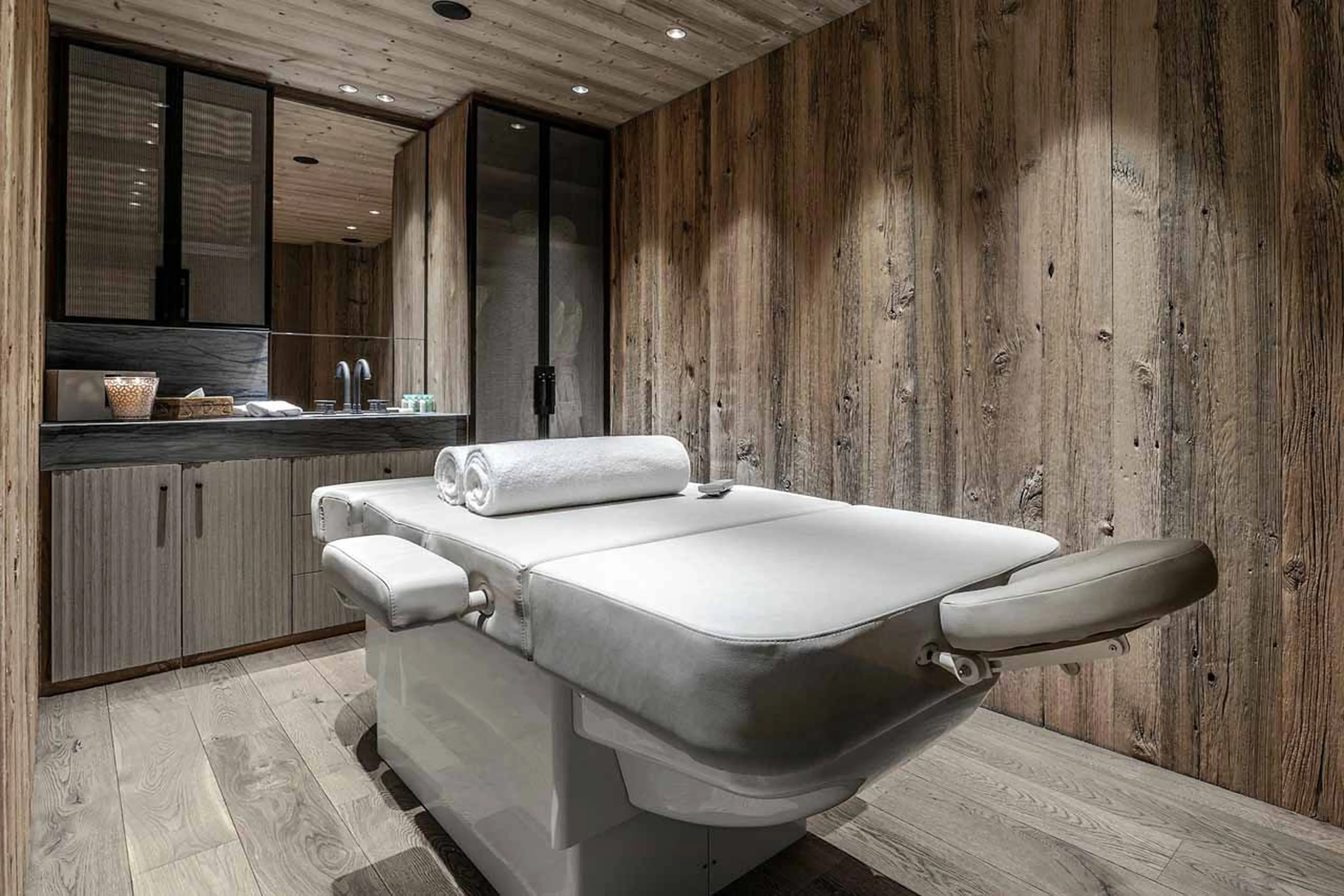 Massage room at  Chalet Monet in Courchevel 1850