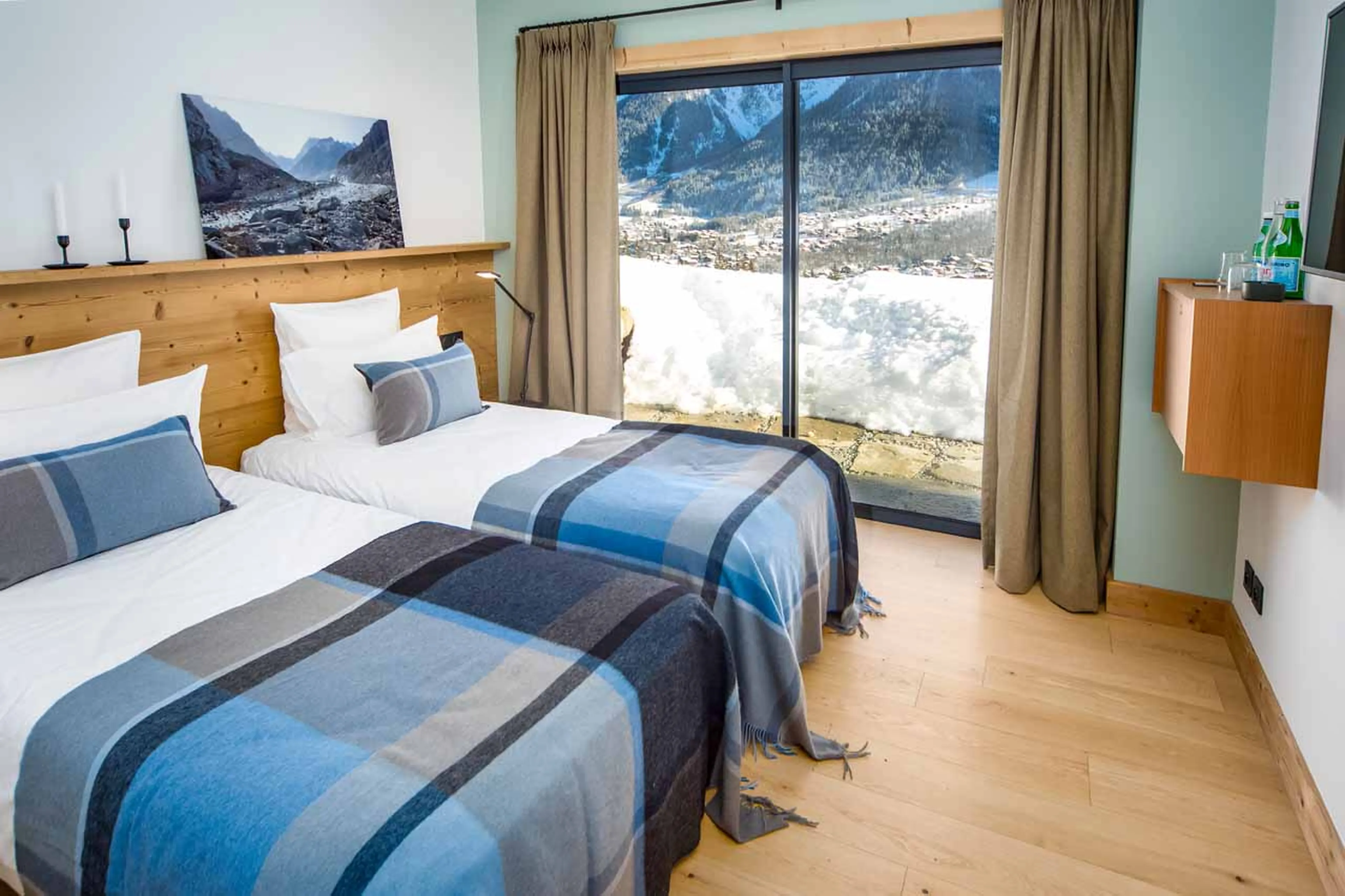 Bedroom 12 at Le Chalet Mont Blanc in Chamonix